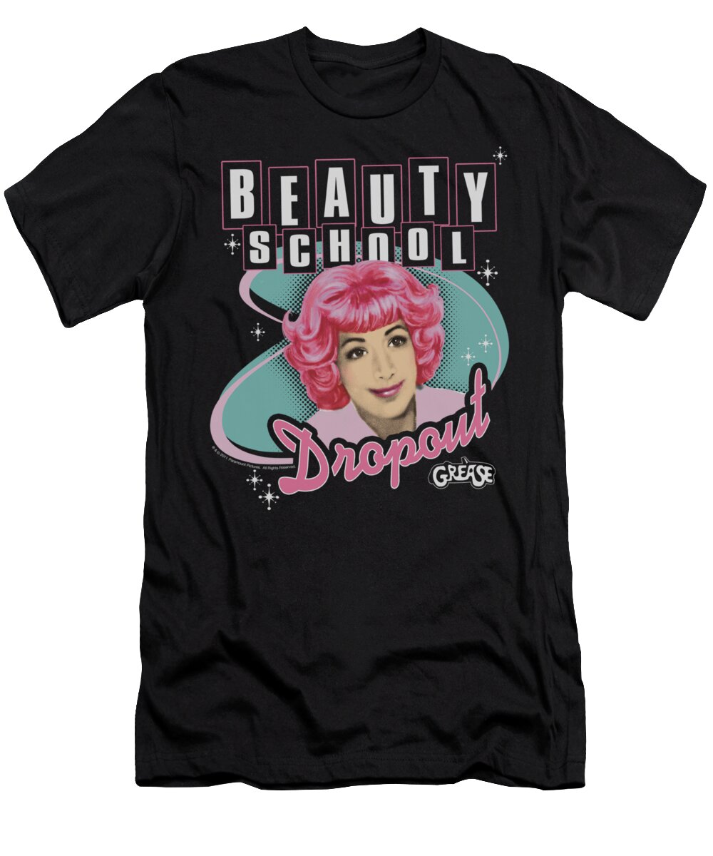  T-Shirt featuring the digital art Grease - Beauty School Dropout by Brand A