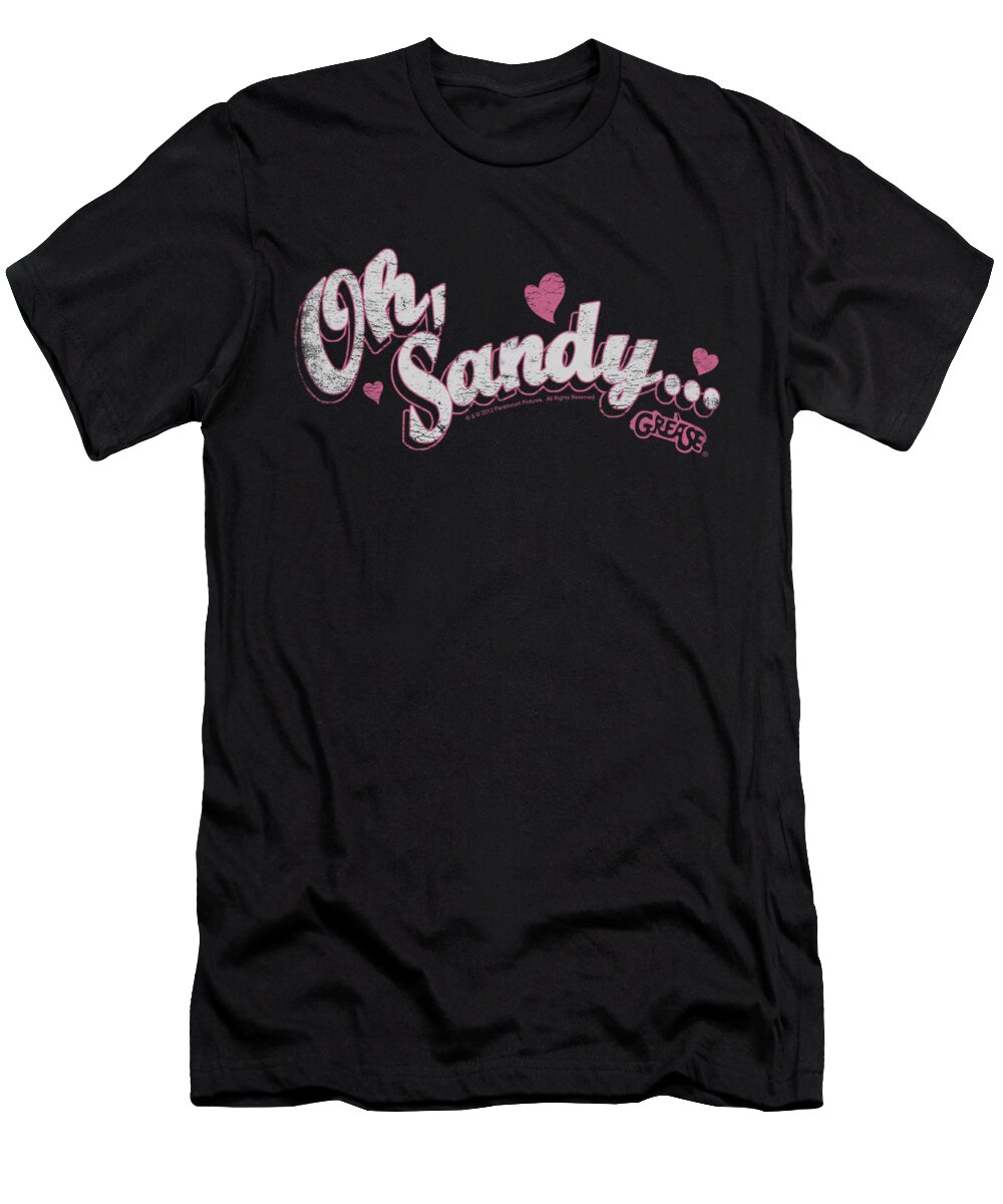 Grease T-Shirt featuring the digital art Grease - Oh Sandy by Brand A