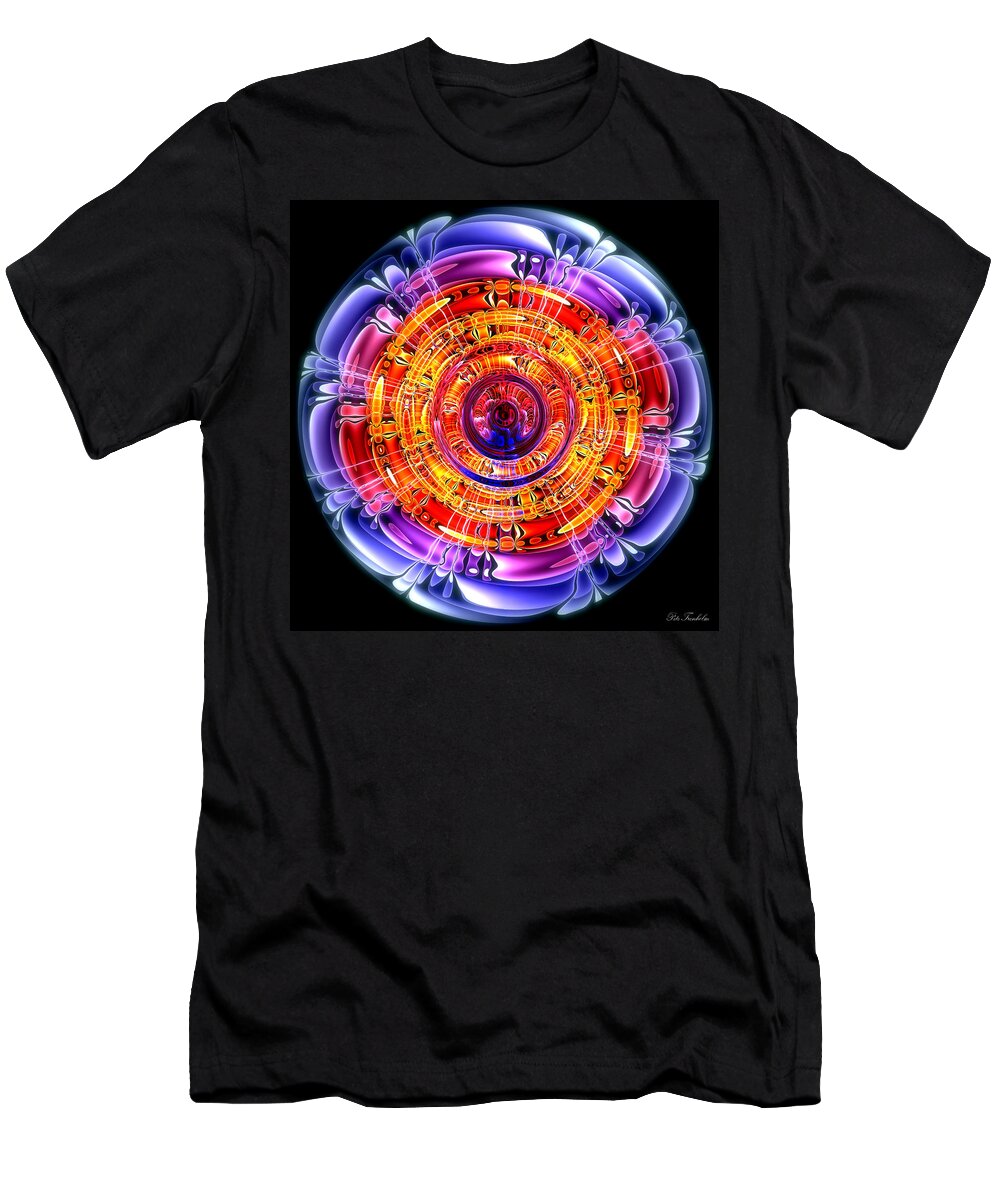 Abstract T-Shirt featuring the digital art Great Energy by Pete Trenholm