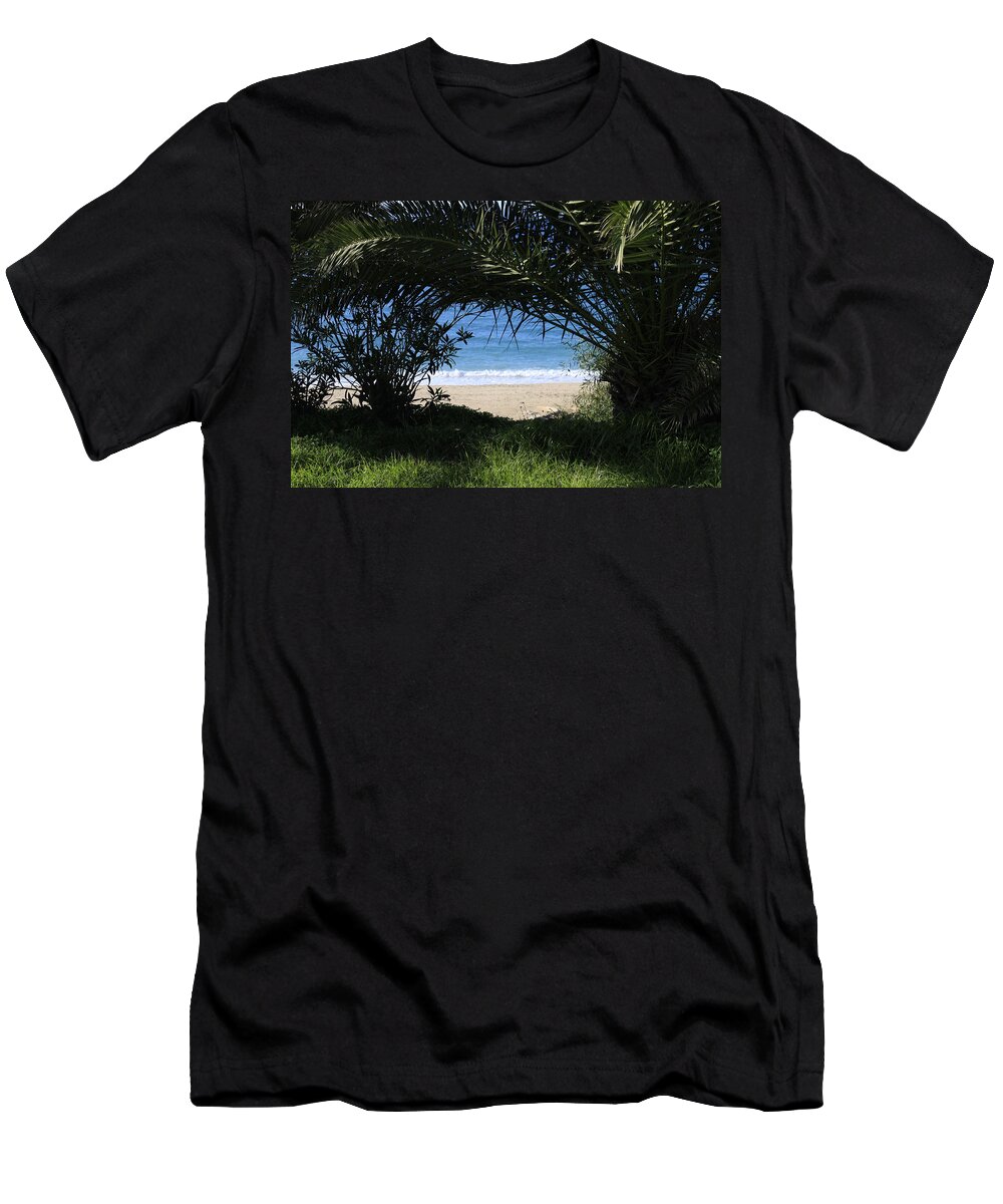 Greece T-Shirt featuring the photograph Grecian Shore by Nahla Daly