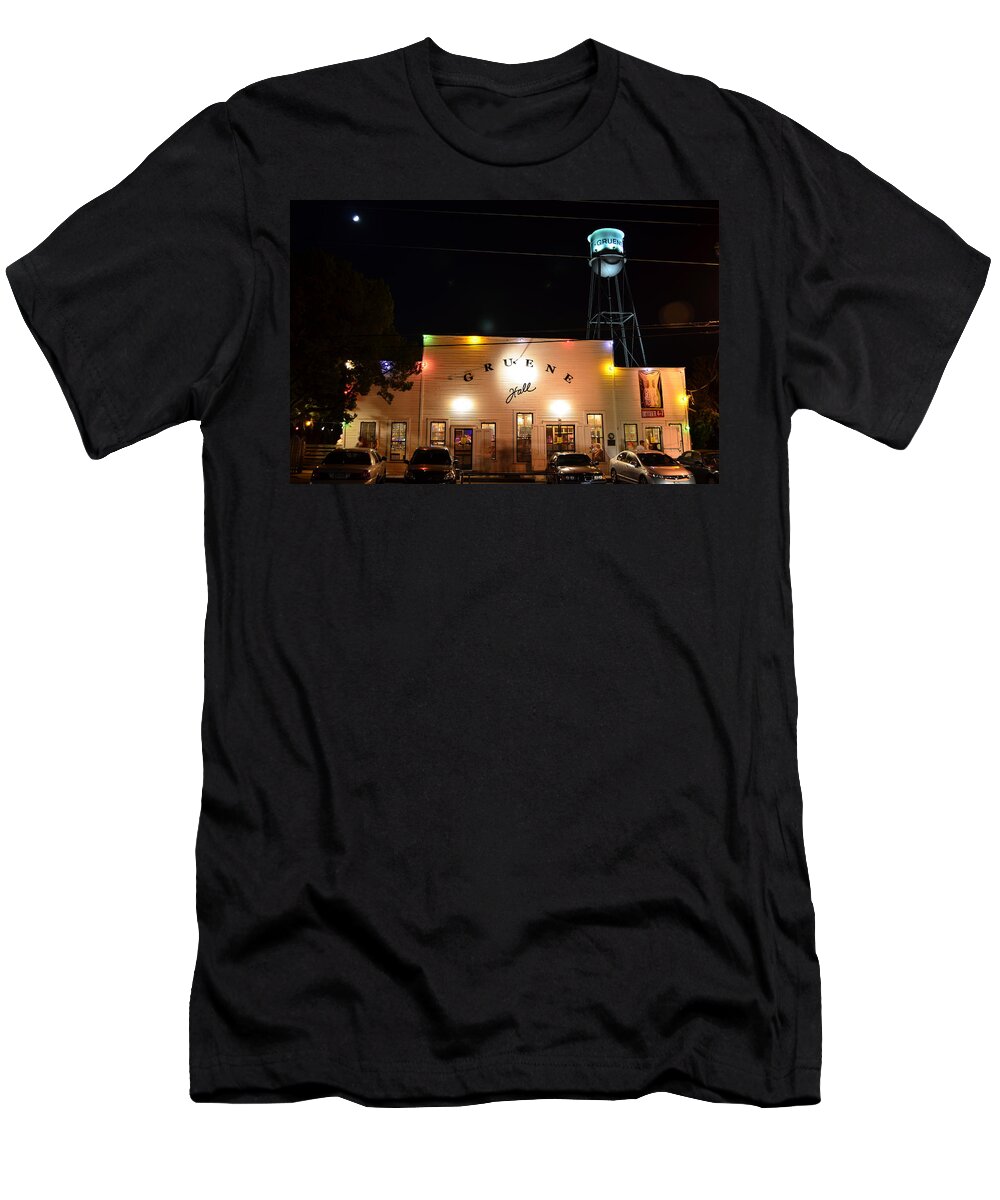Timed Exposure T-Shirt featuring the photograph Gruene Hall by David Morefield