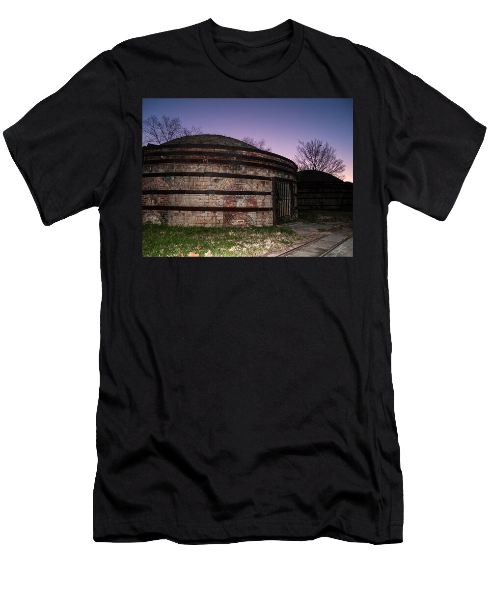 Cayce T-Shirt featuring the photograph Guignard Brick Works-3 by Charles Hite
