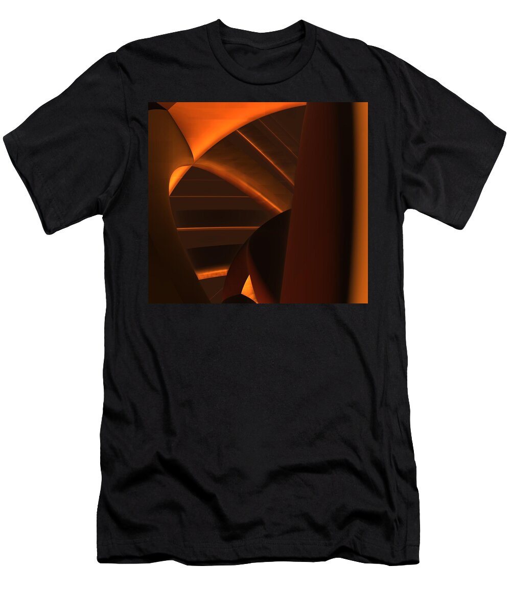 Fractal T-Shirt featuring the digital art Gyroscope by Lyle Hatch