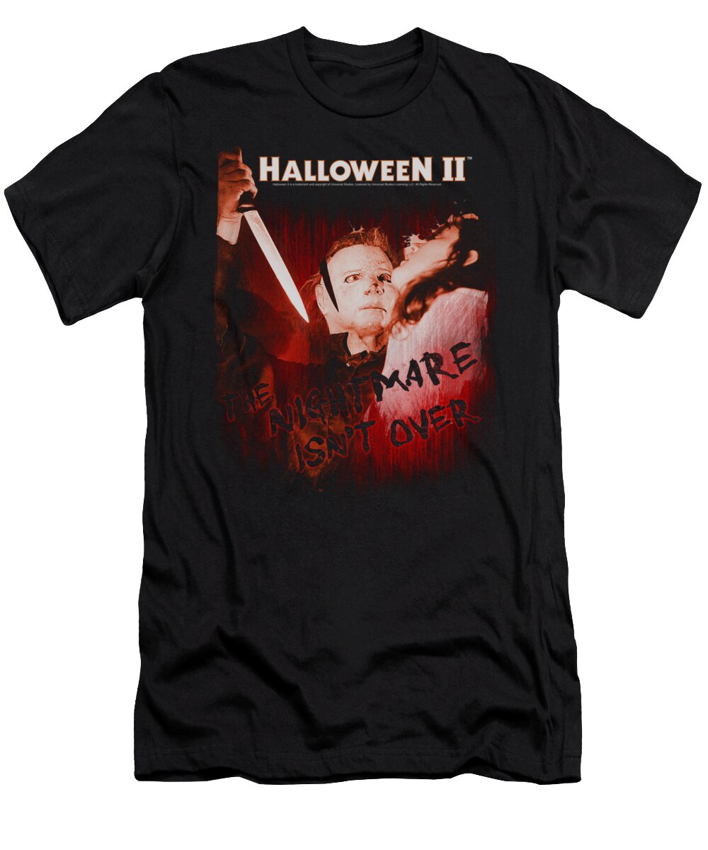 Halloween 2 T-Shirt featuring the digital art Halloween II - Nightmare by Brand A