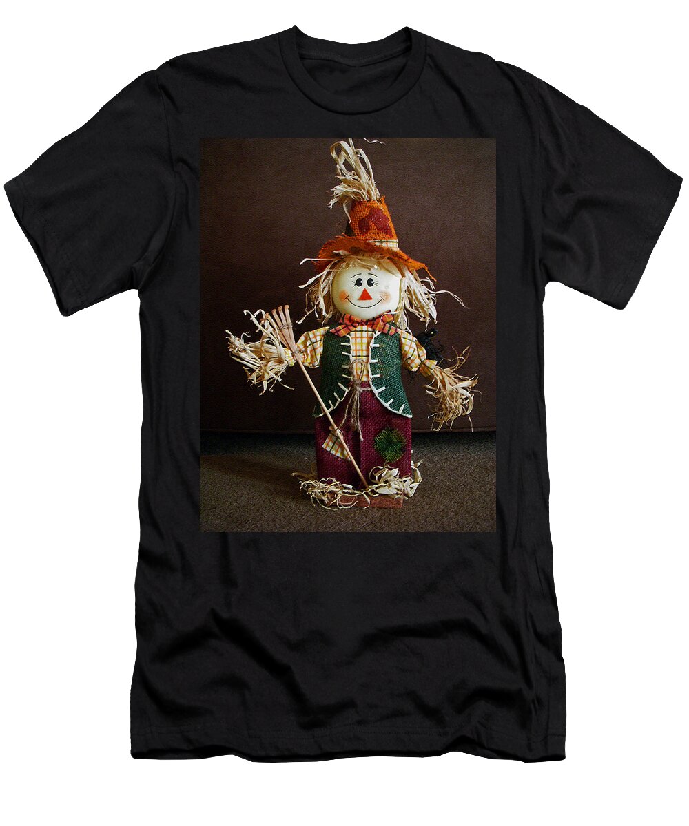 Halloween T-Shirt featuring the photograph Halloween Scarecrow by Aimee L Maher ALM GALLERY