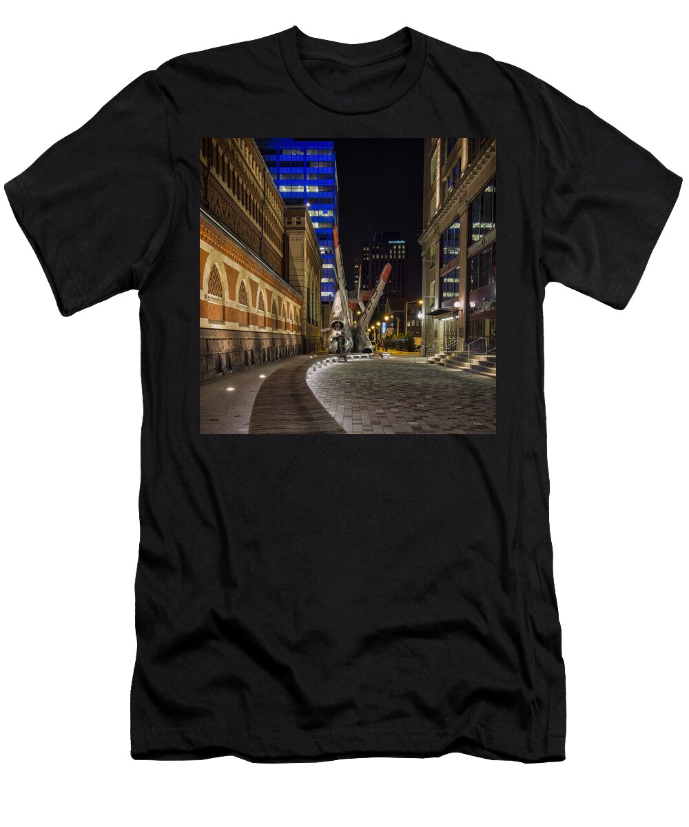 Plane T-Shirt featuring the photograph Hard landing by Rob Dietrich