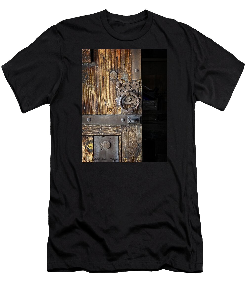 Wood T-Shirt featuring the photograph Hardware by Lucinda Walter