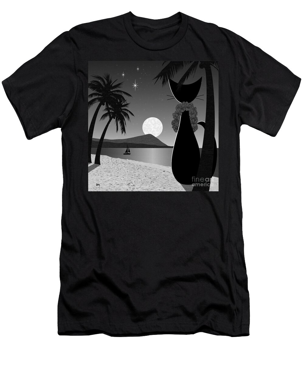 Hawaii T-Shirt featuring the digital art Hawaii by Donna Mibus