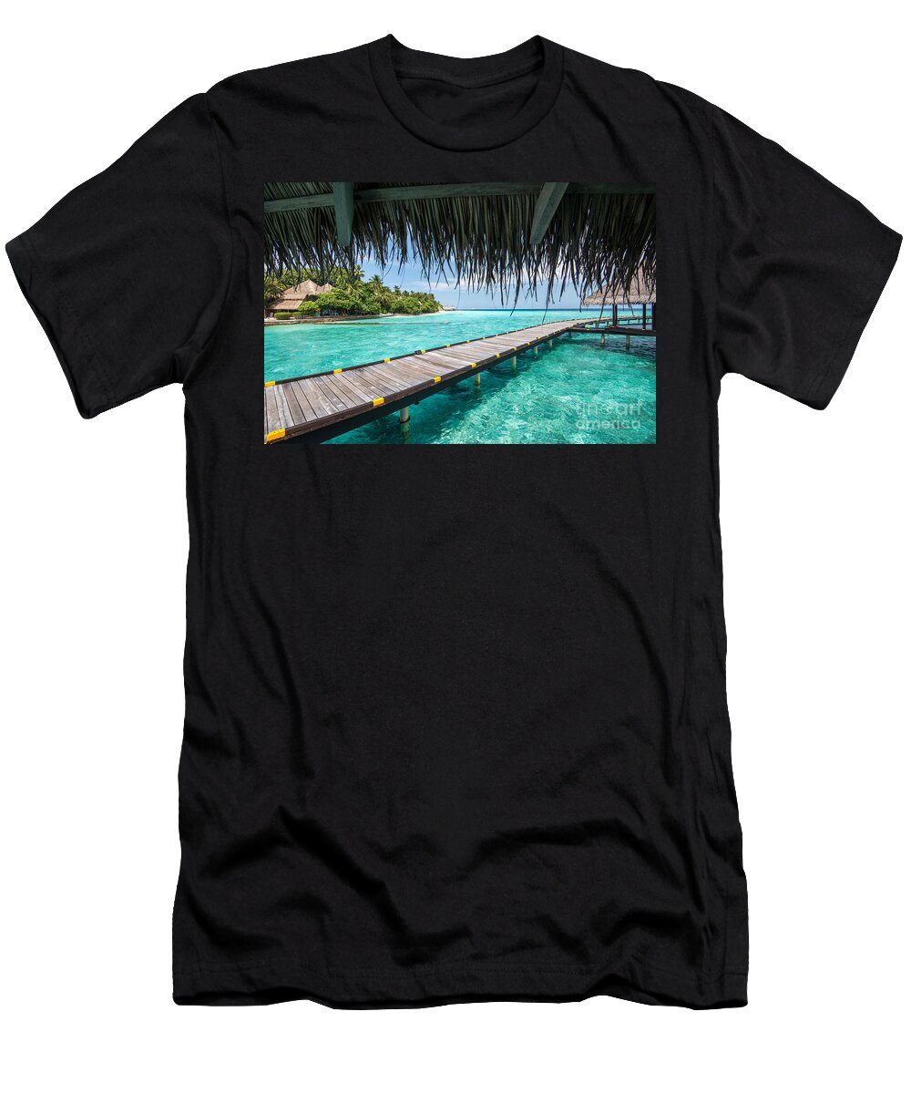 Boardwalk T-Shirt featuring the photograph Heavenly View by Hannes Cmarits