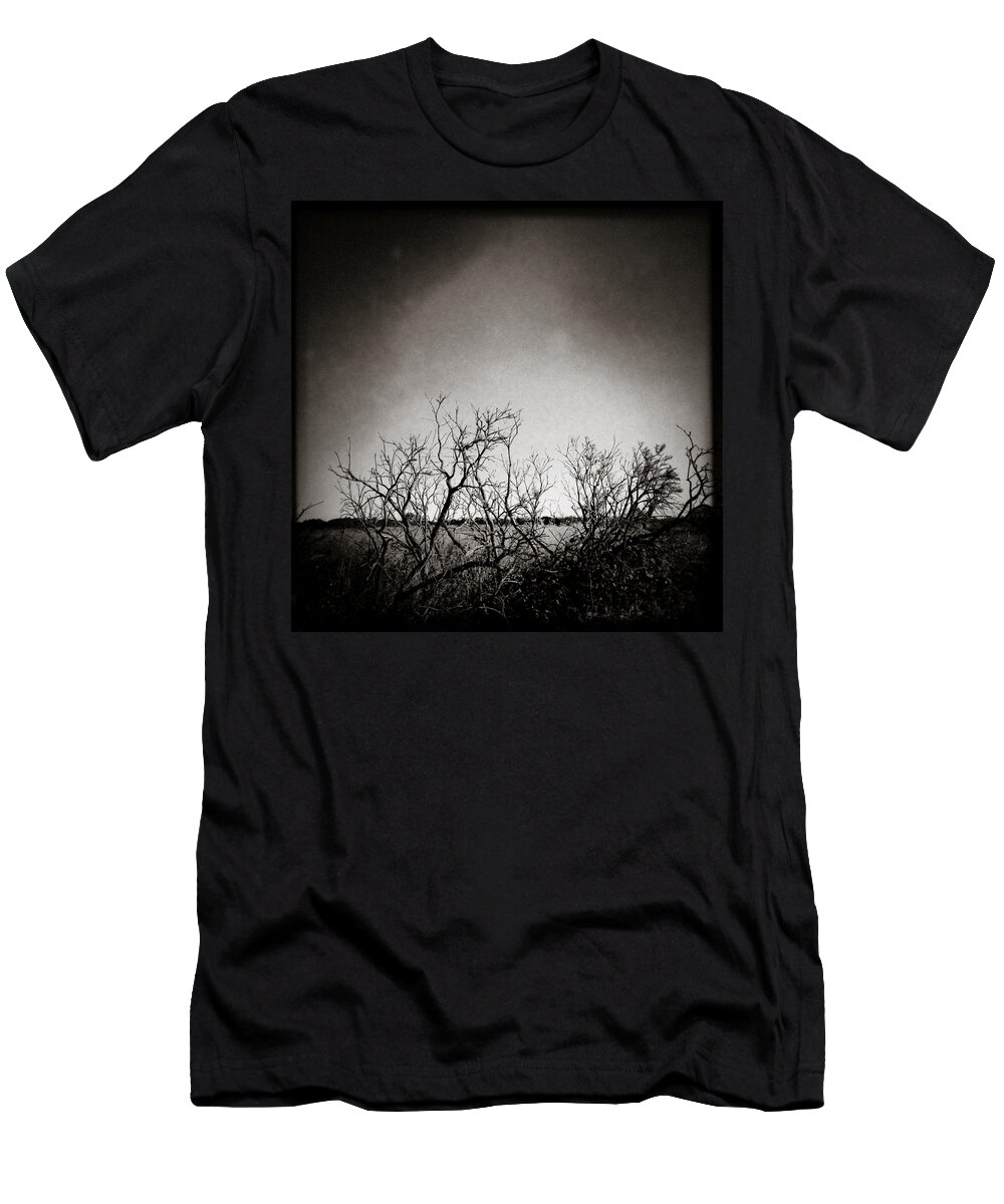 Landscape T-Shirt featuring the photograph Hedgerow by Dave Bowman