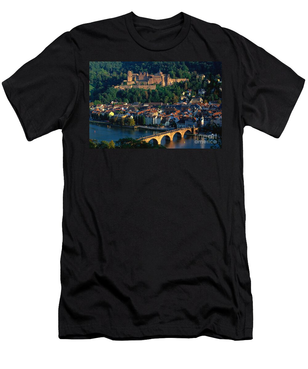 Landscape T-Shirt featuring the photograph Heidelberg, Germany by Gerhard Pieschel
