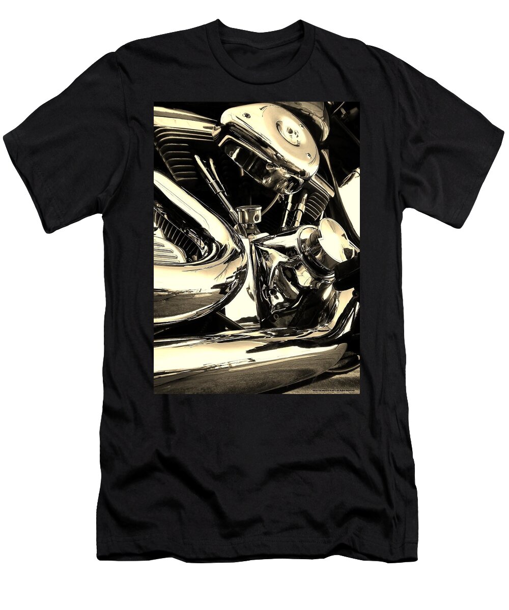 Motorcycle T-Shirt featuring the photograph High and Mighty by David Manlove