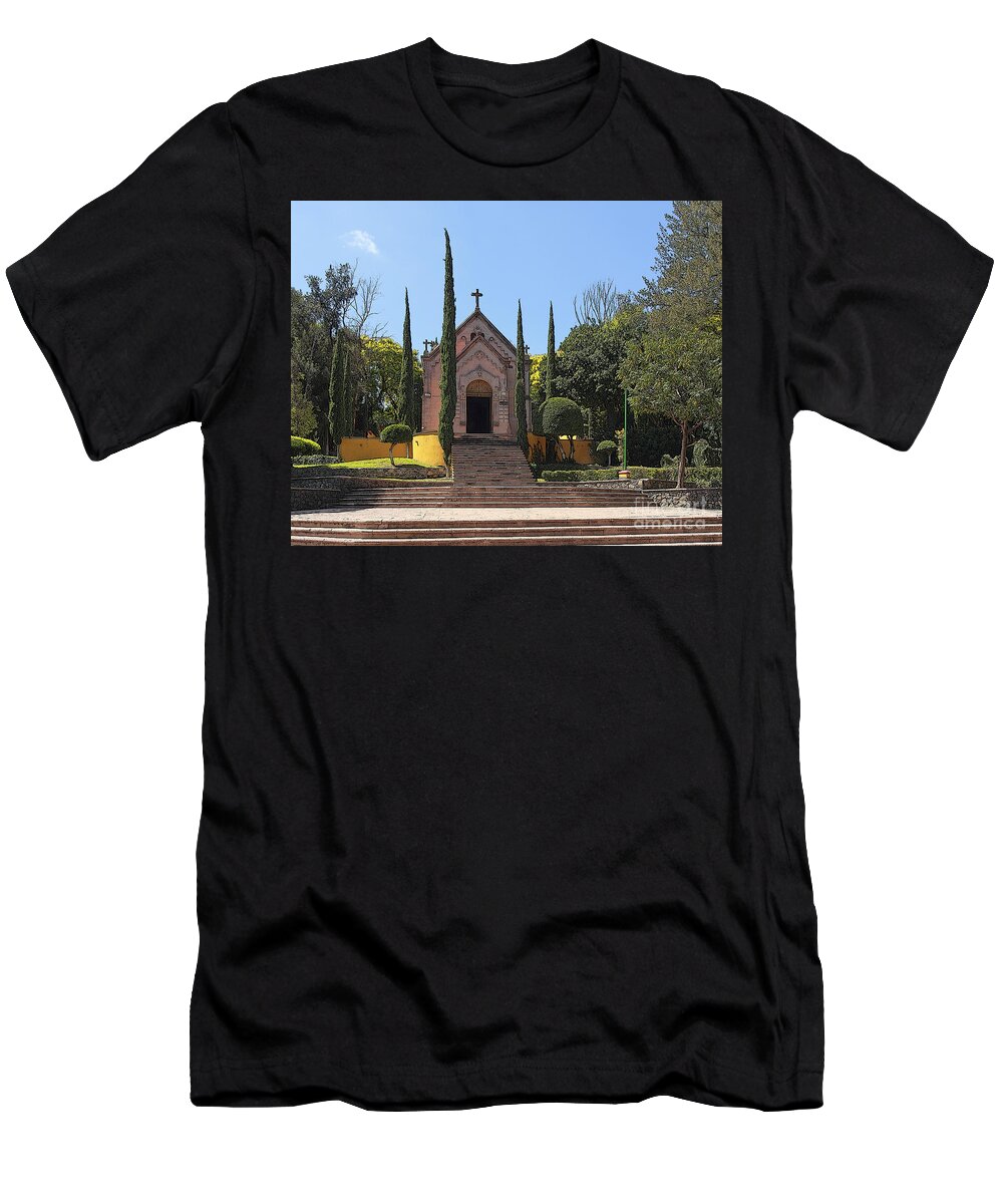 Chapel T-Shirt featuring the photograph Hill of Bells by Robert McKinstry