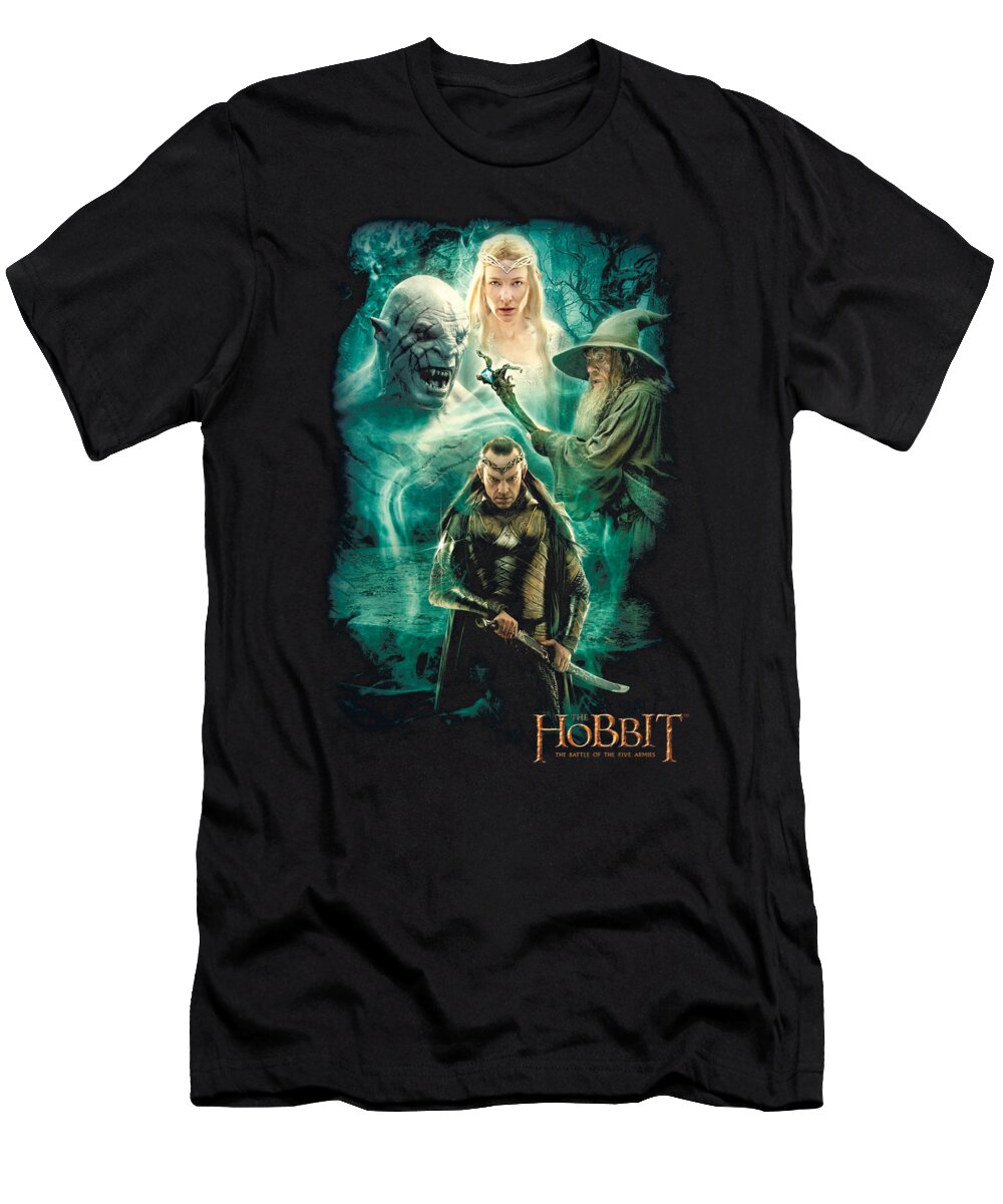  T-Shirt featuring the digital art Hobbit - Elrond's Crew by Brand A
