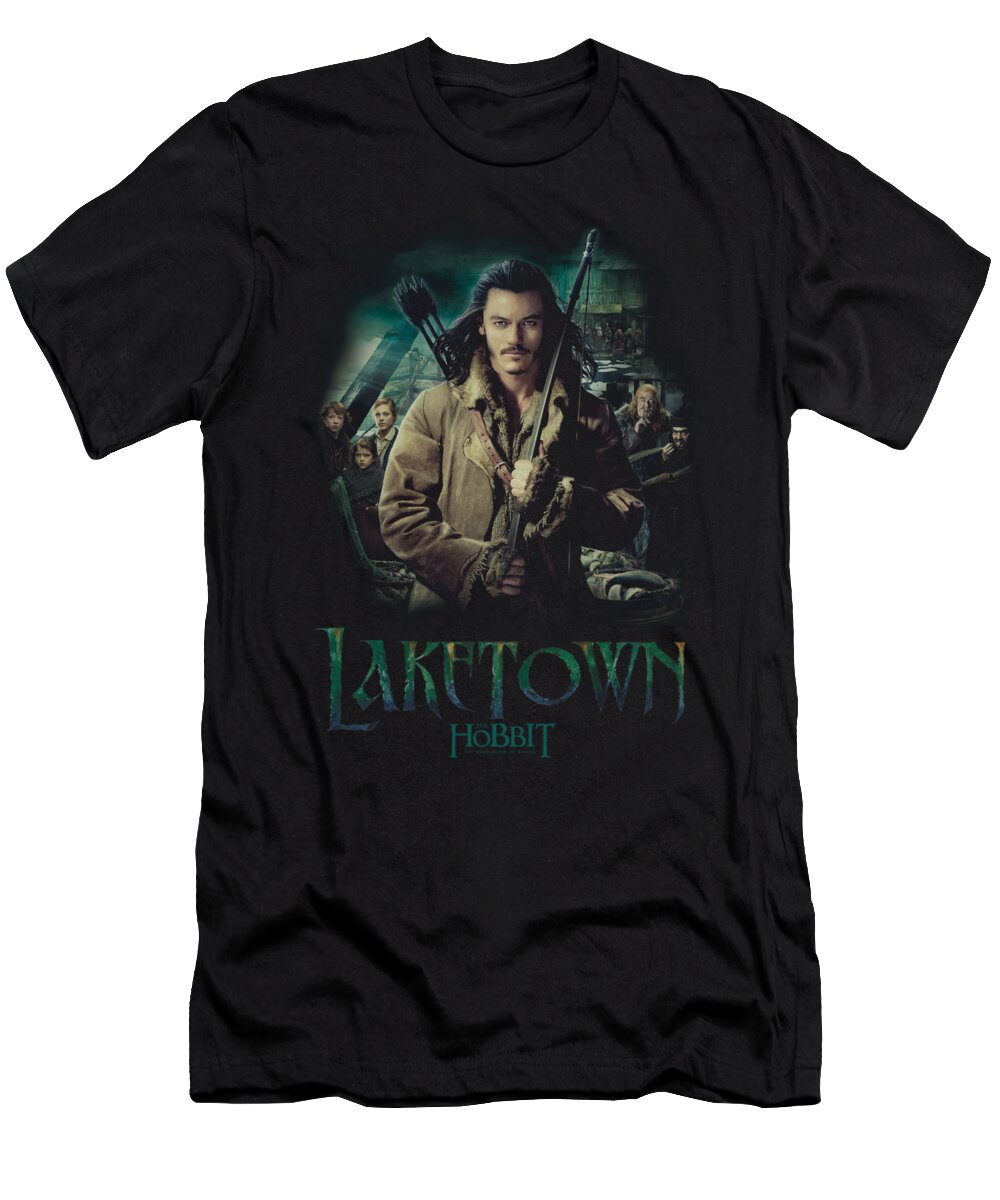 The Hobbit T-Shirt featuring the digital art Hobbit - Protector by Brand A