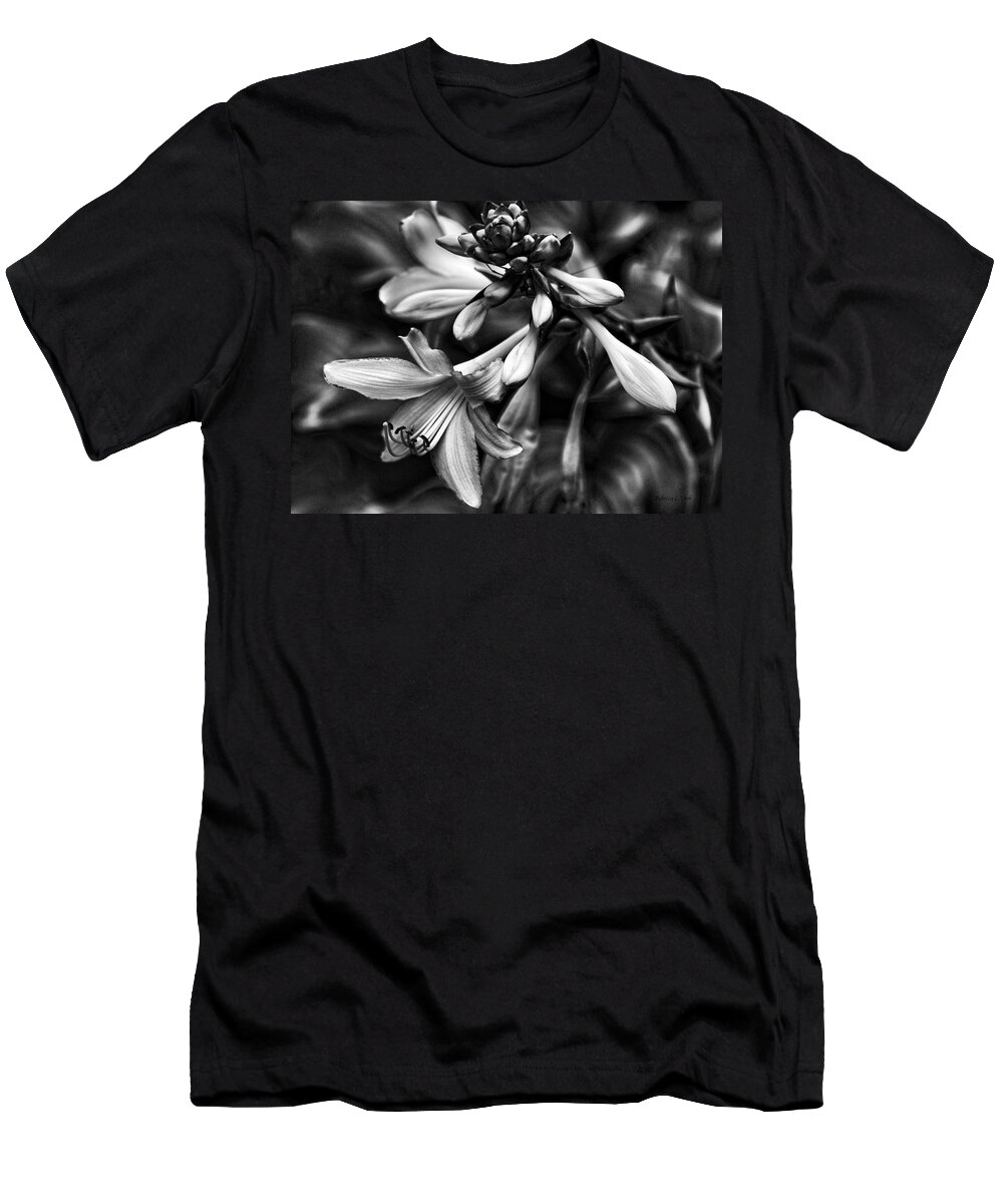 Hosta Flowers T-Shirt featuring the photograph Hosta Lilies by Bellesouth Studio