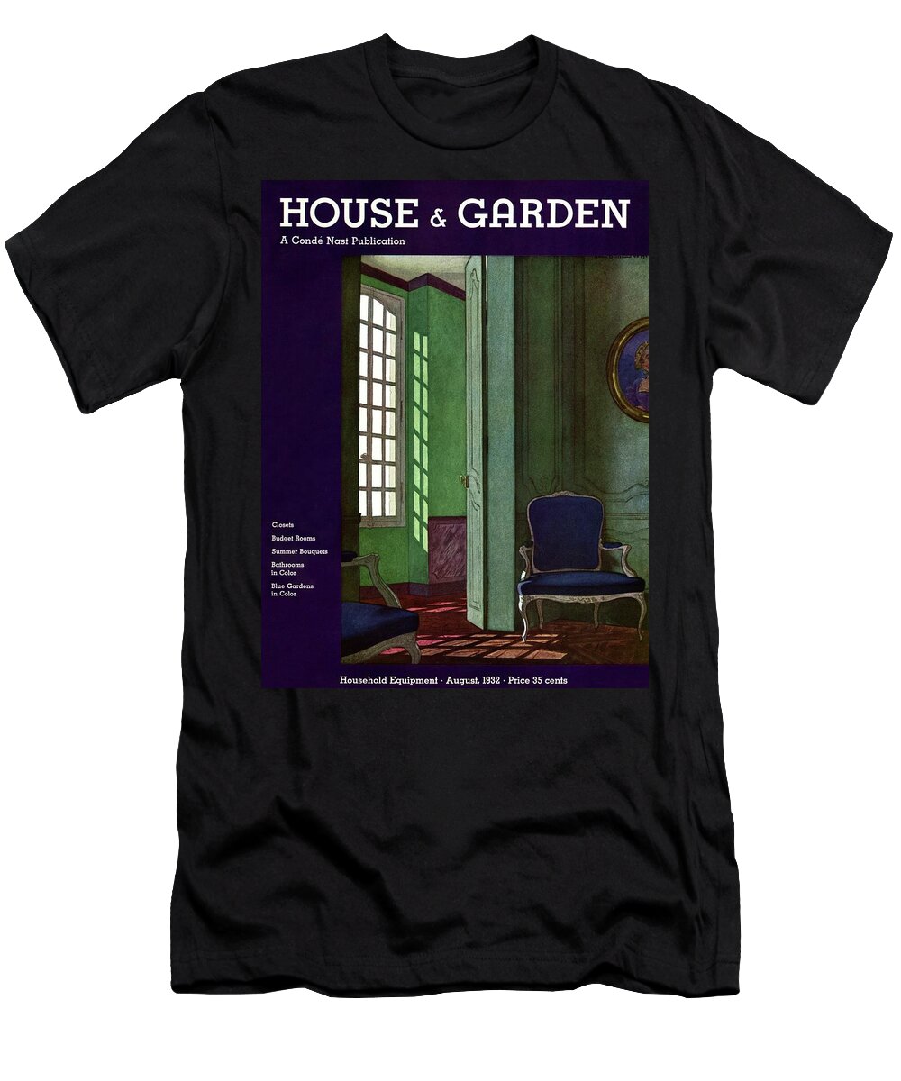 House And Garden T-Shirt featuring the photograph House And Garden Household Equipment Cover by Pierre Brissaud