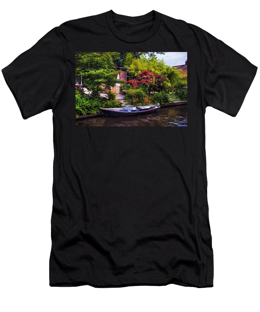 Netherlands T-Shirt featuring the photograph Idyllic Village 5. Venice of the North by Jenny Rainbow
