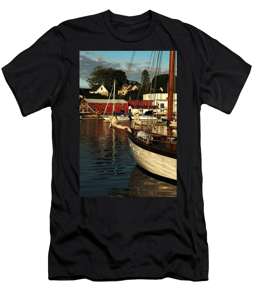 Harbor T-Shirt featuring the photograph In Harbor by Karol Livote