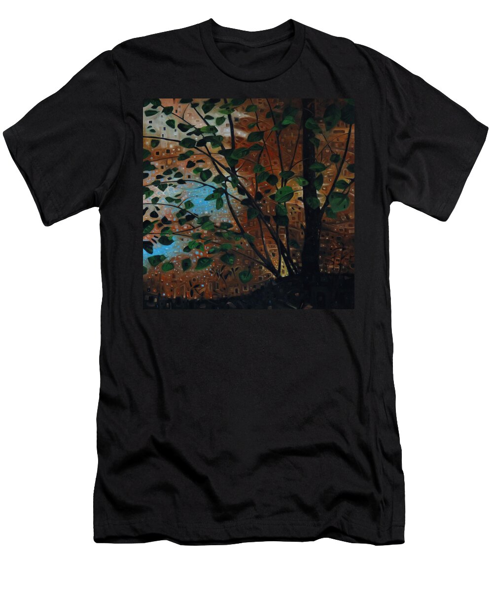 Abstract T-Shirt featuring the painting In Mountain Brook by T S Carson