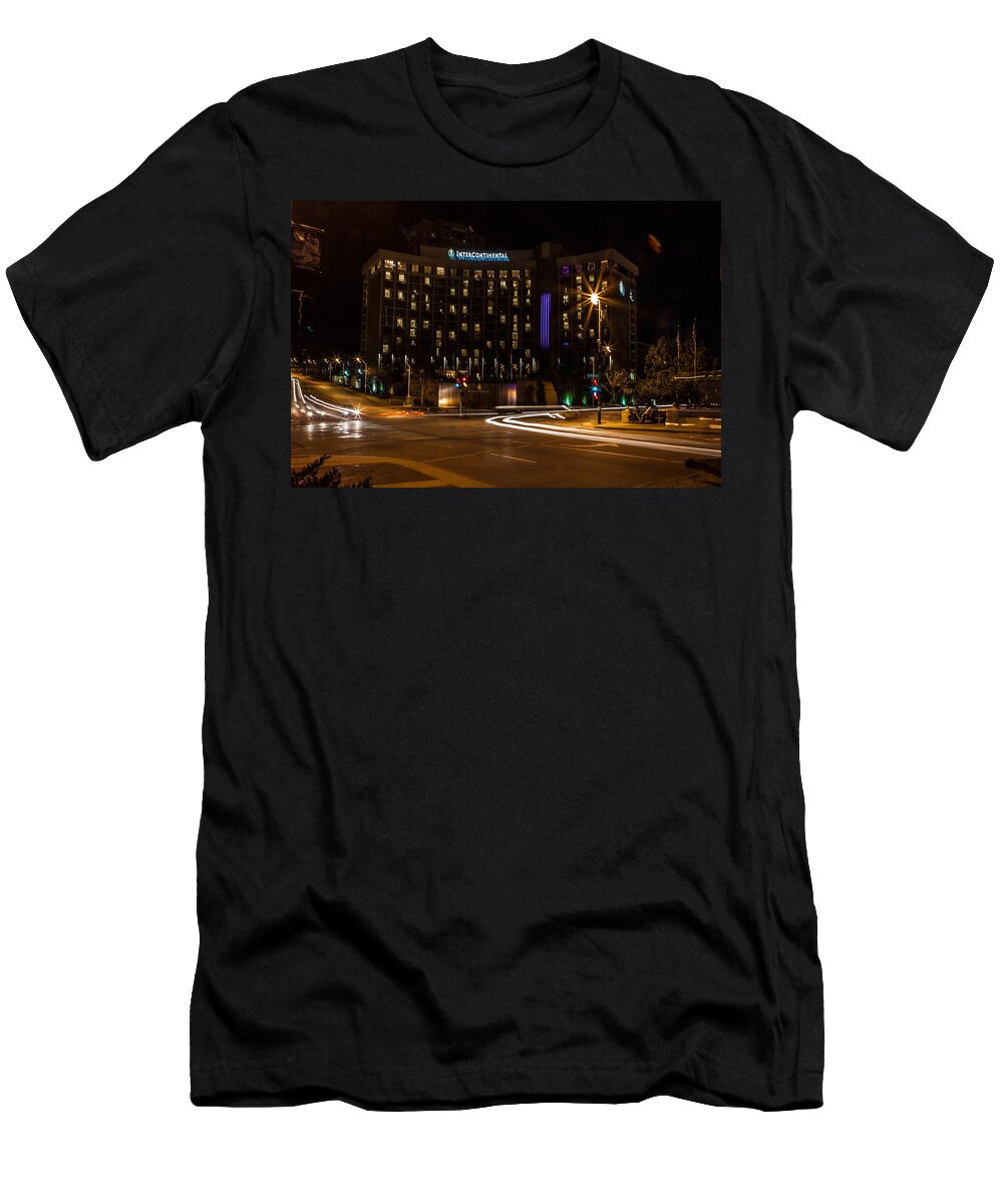 Slow Speed T-Shirt featuring the photograph Intercontinental Hotel by Sennie Pierson