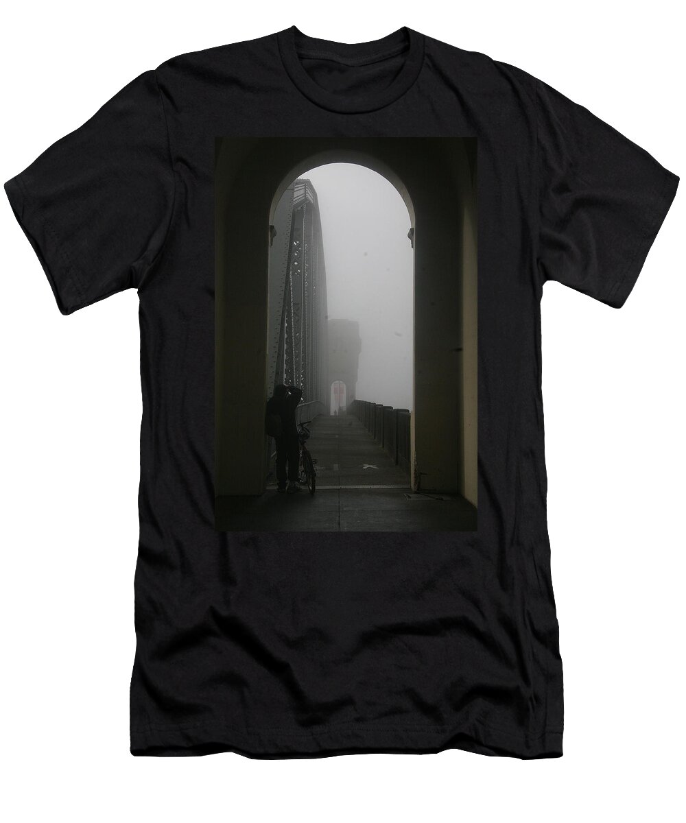 Fog T-Shirt featuring the photograph Into The Void by Alicia Kent