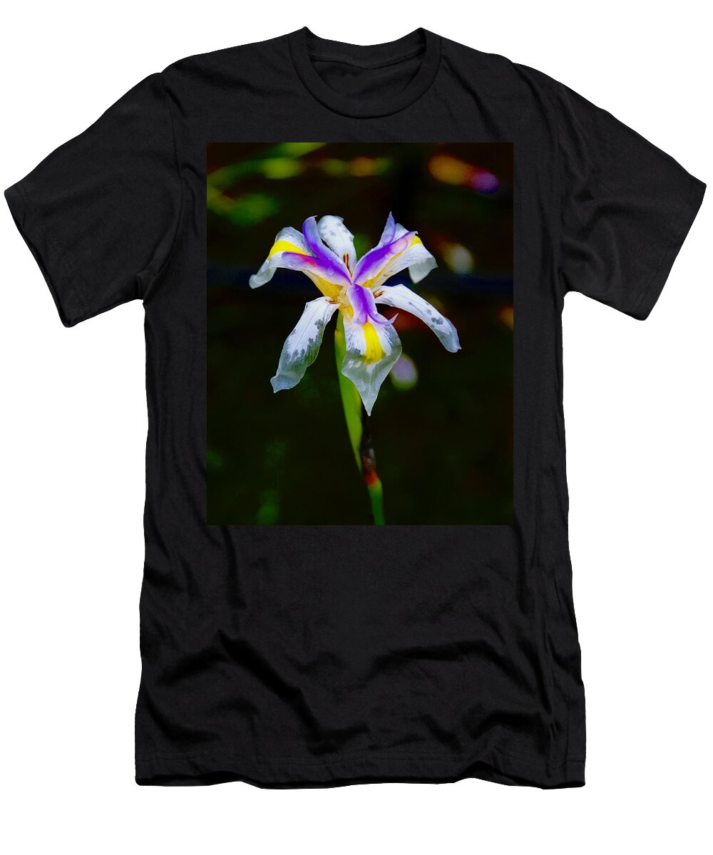 Iris T-Shirt featuring the photograph Iris 2012 by Ben Upham III