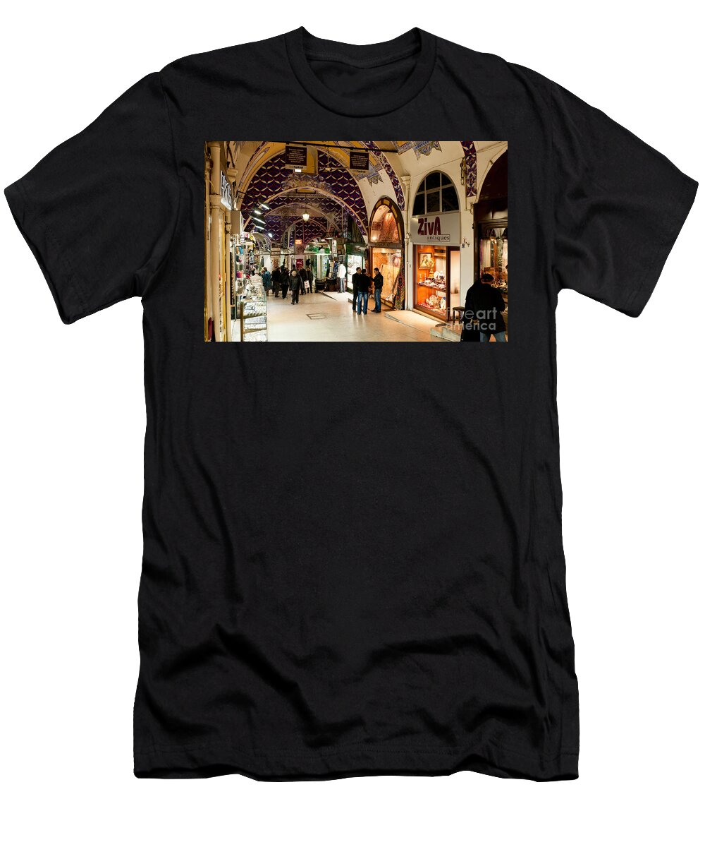 Istanbul T-Shirt featuring the photograph Istanbul Grand Bazaar 12 by Rick Piper Photography