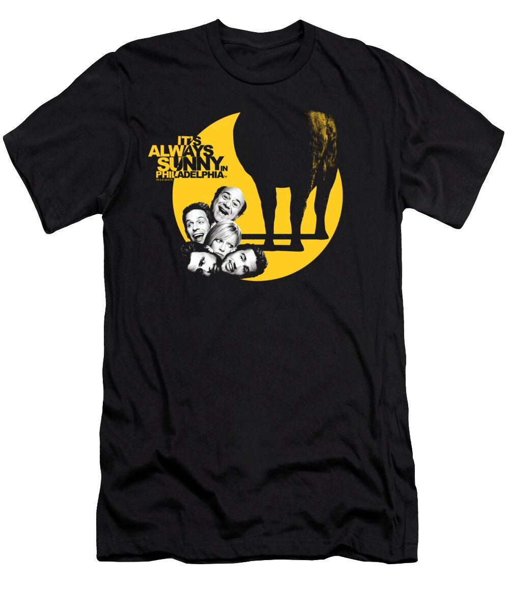  T-Shirt featuring the digital art Its Always Sunny In Philadelphia - Pile by Brand A