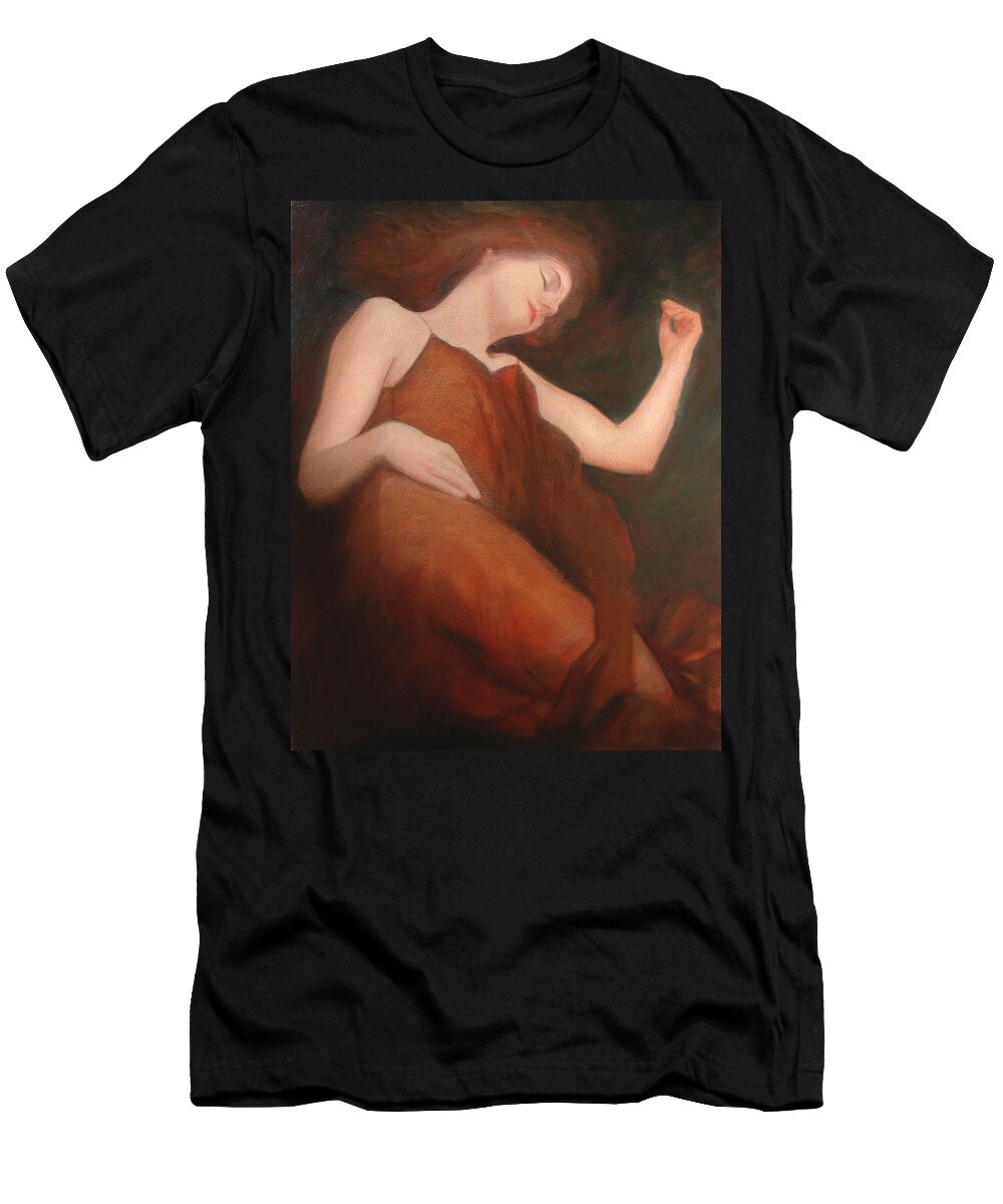 Sensuous T-Shirt featuring the painting James Bay Interior by David Ladmore