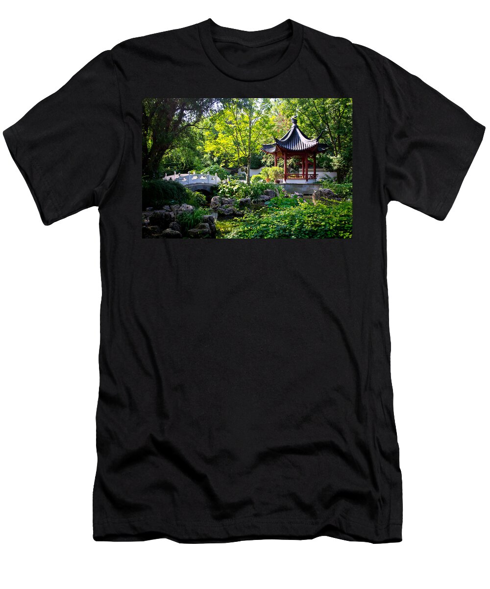 Garden T-Shirt featuring the photograph Japanese Garden by Kristy Creighton