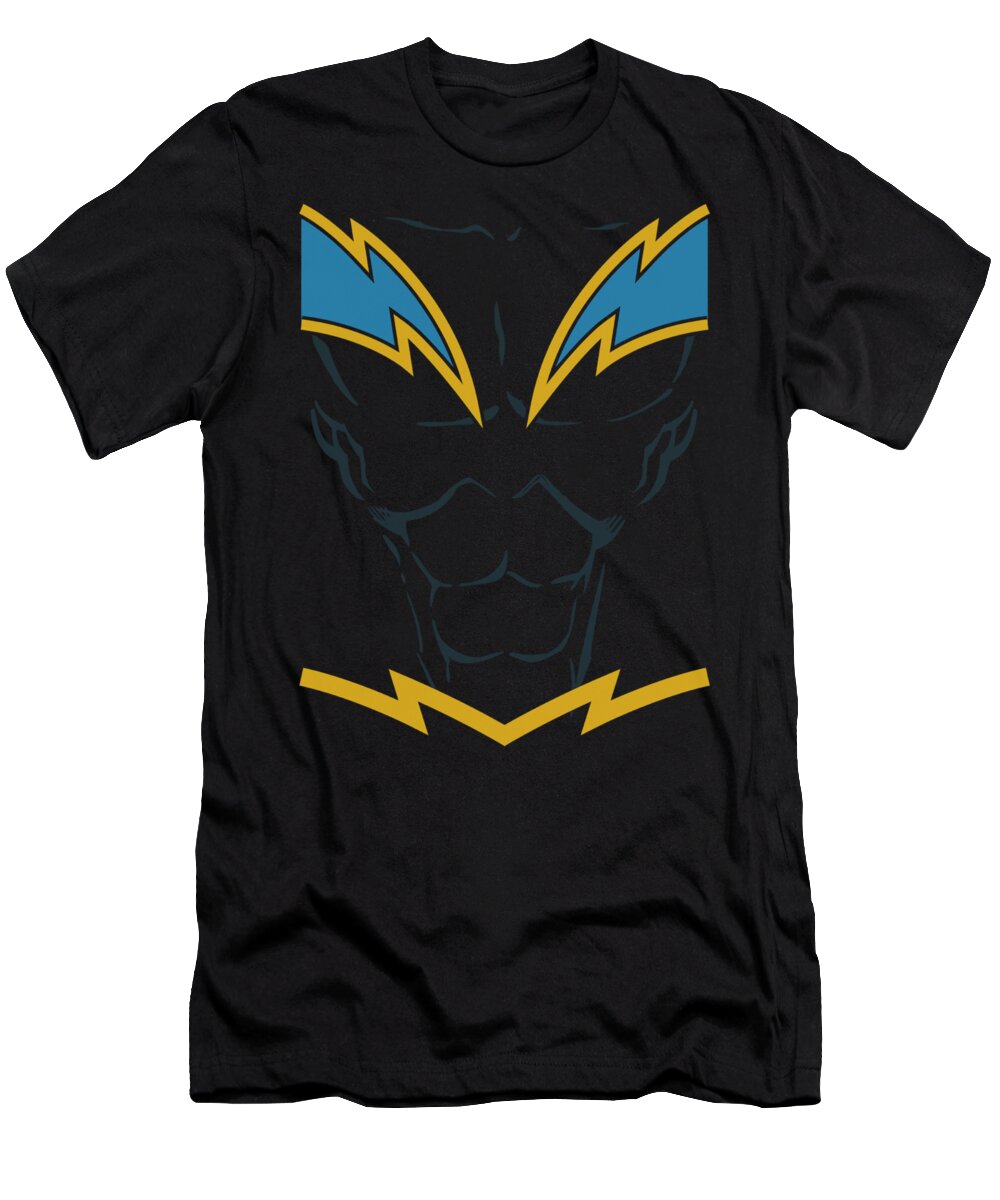 Justice League Of America T-Shirt featuring the digital art Jla - Black Lightning by Brand A
