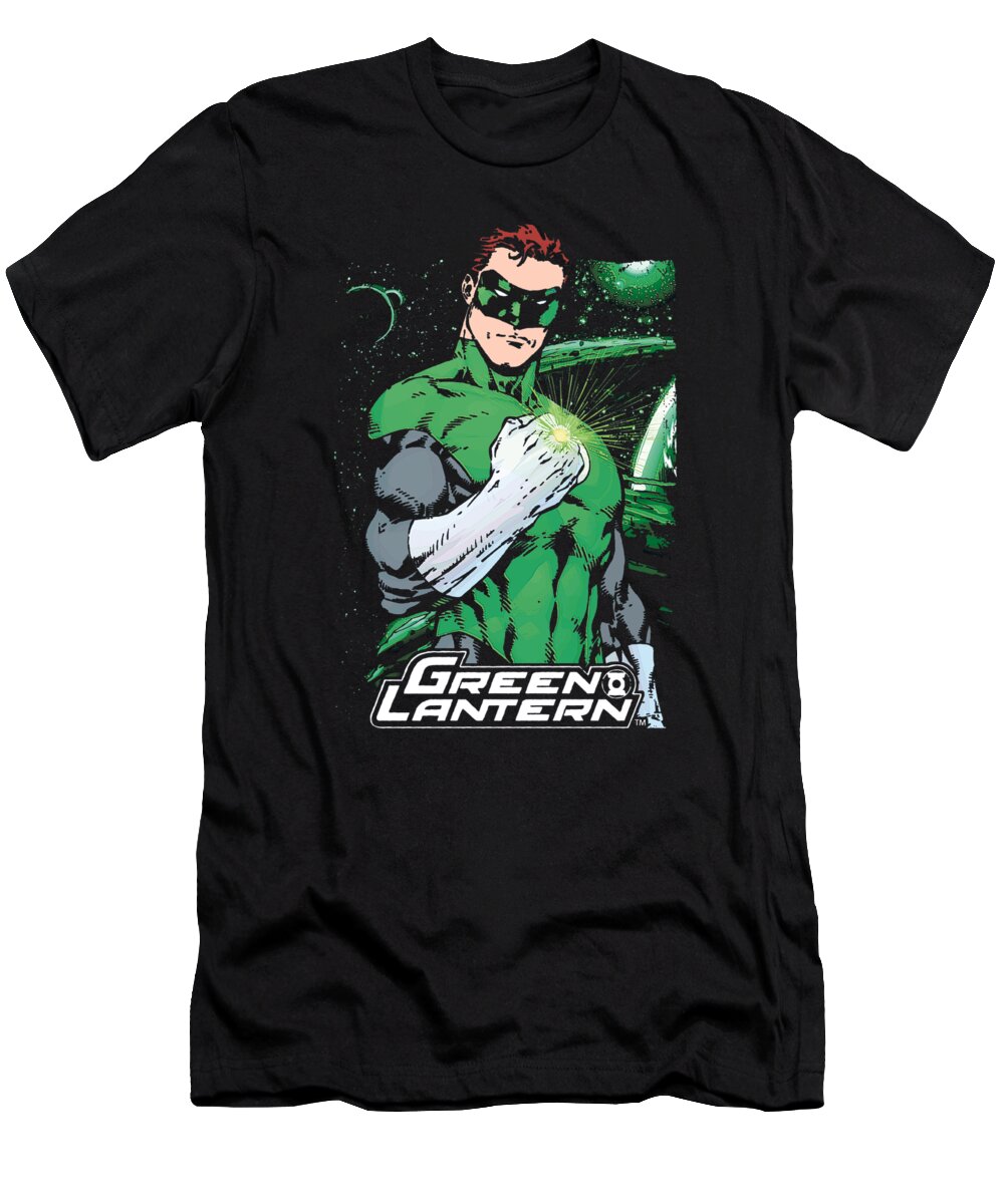  T-Shirt featuring the digital art Jla - Fist Flare by Brand A