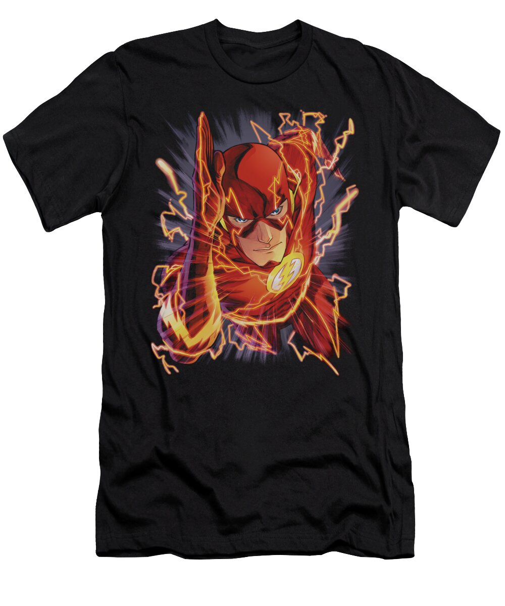 Justice League Of America T-Shirt featuring the digital art Jla - Flash #1 by Brand A