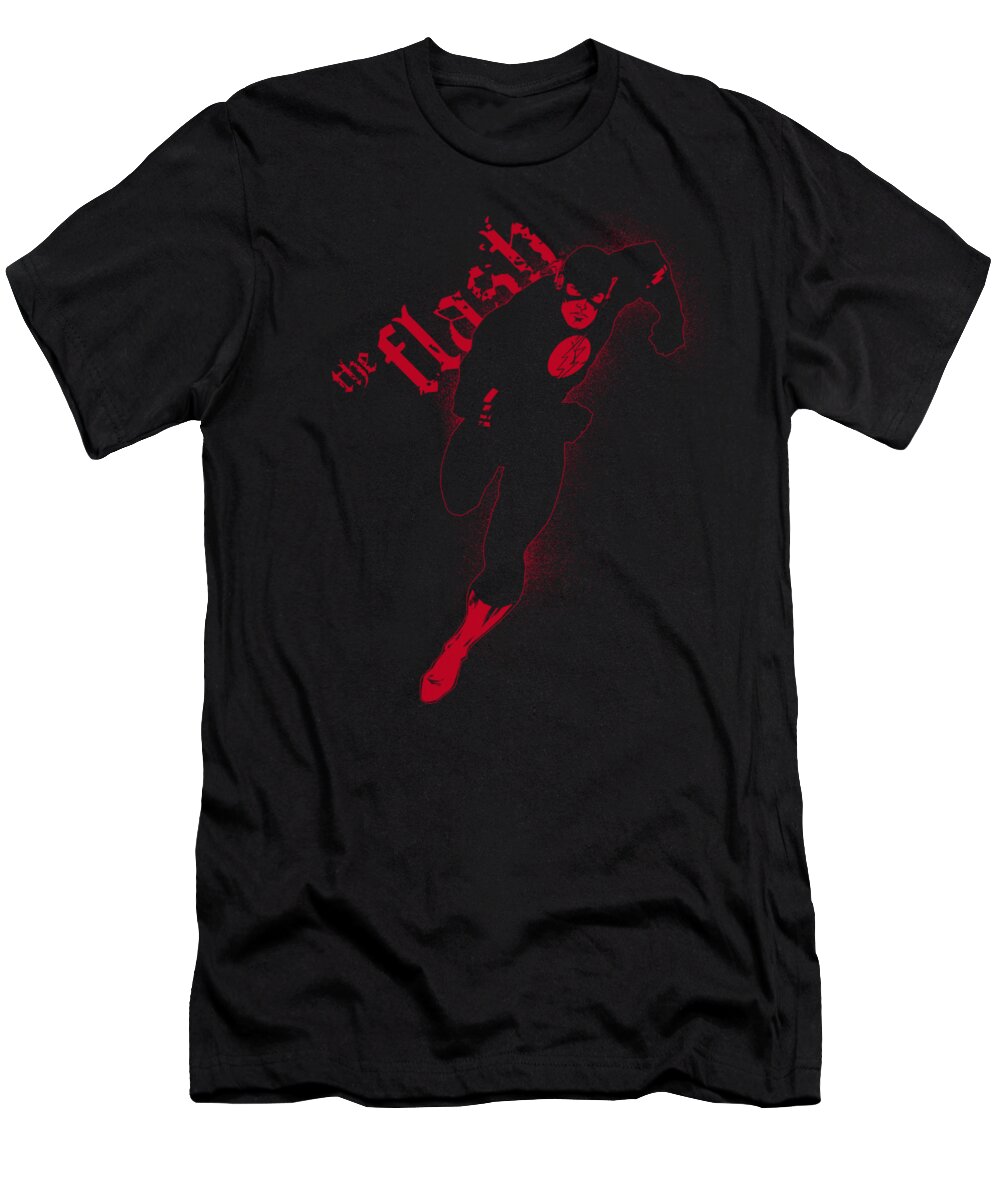  T-Shirt featuring the digital art Jla - Flash Darkness by Brand A