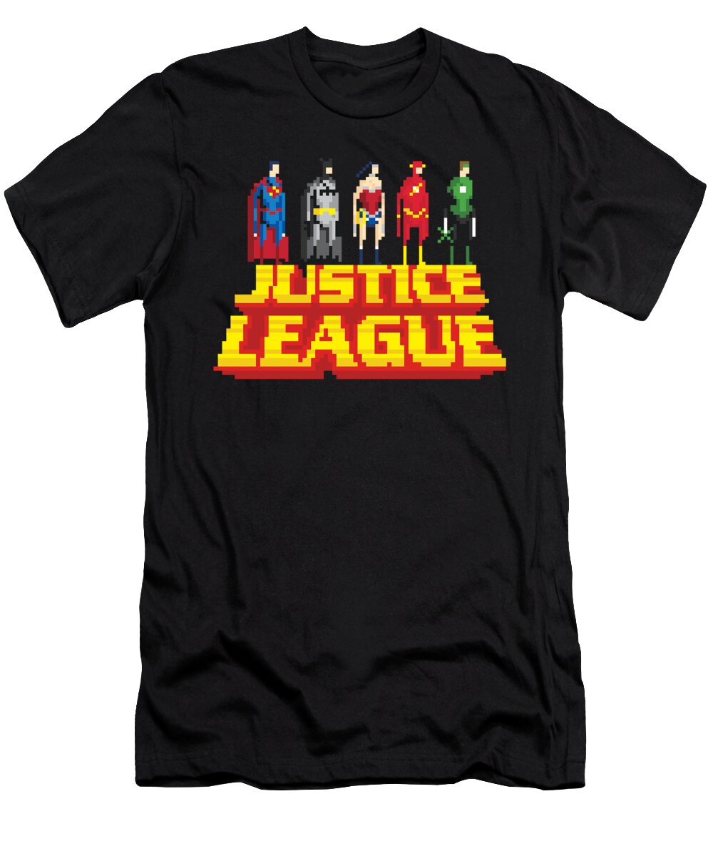  T-Shirt featuring the digital art Jla - Standing Above by Brand A