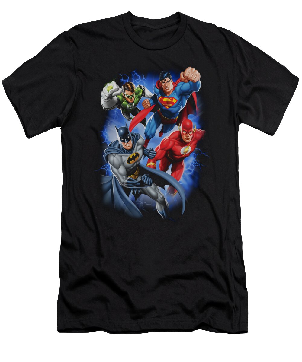  T-Shirt featuring the digital art Jla - Storm Makers by Brand A