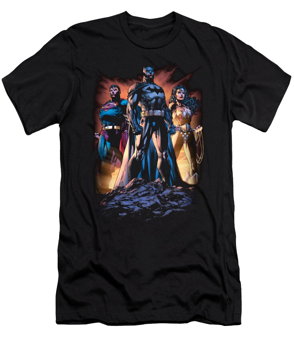  T-Shirt featuring the digital art Jla - Take A Stand by Brand A