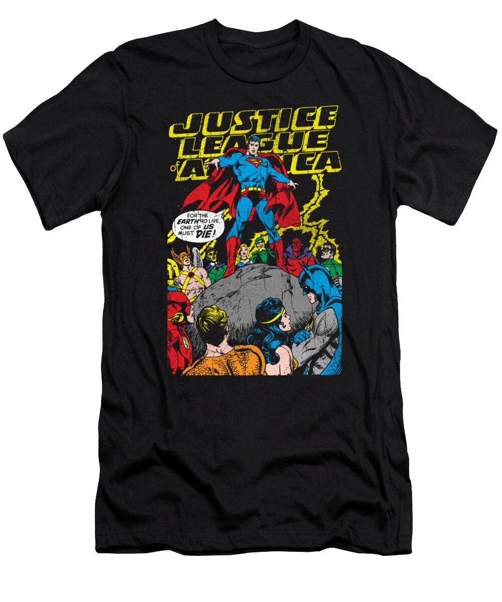  T-Shirt featuring the digital art Jla - Ultimate Scarifice by Brand A