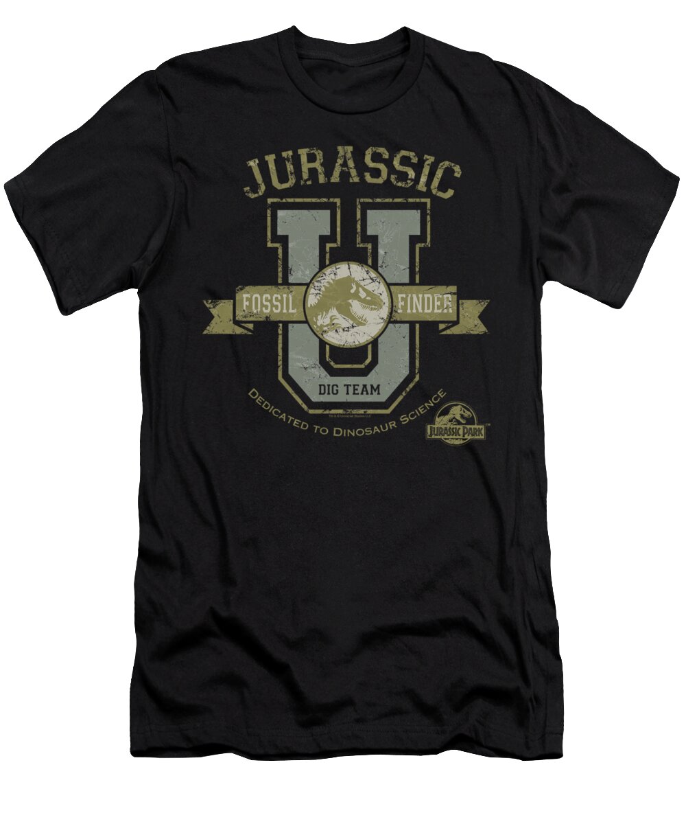 Jurassic Park T-Shirt featuring the digital art Jurassic Park - Jurassic U by Brand A
