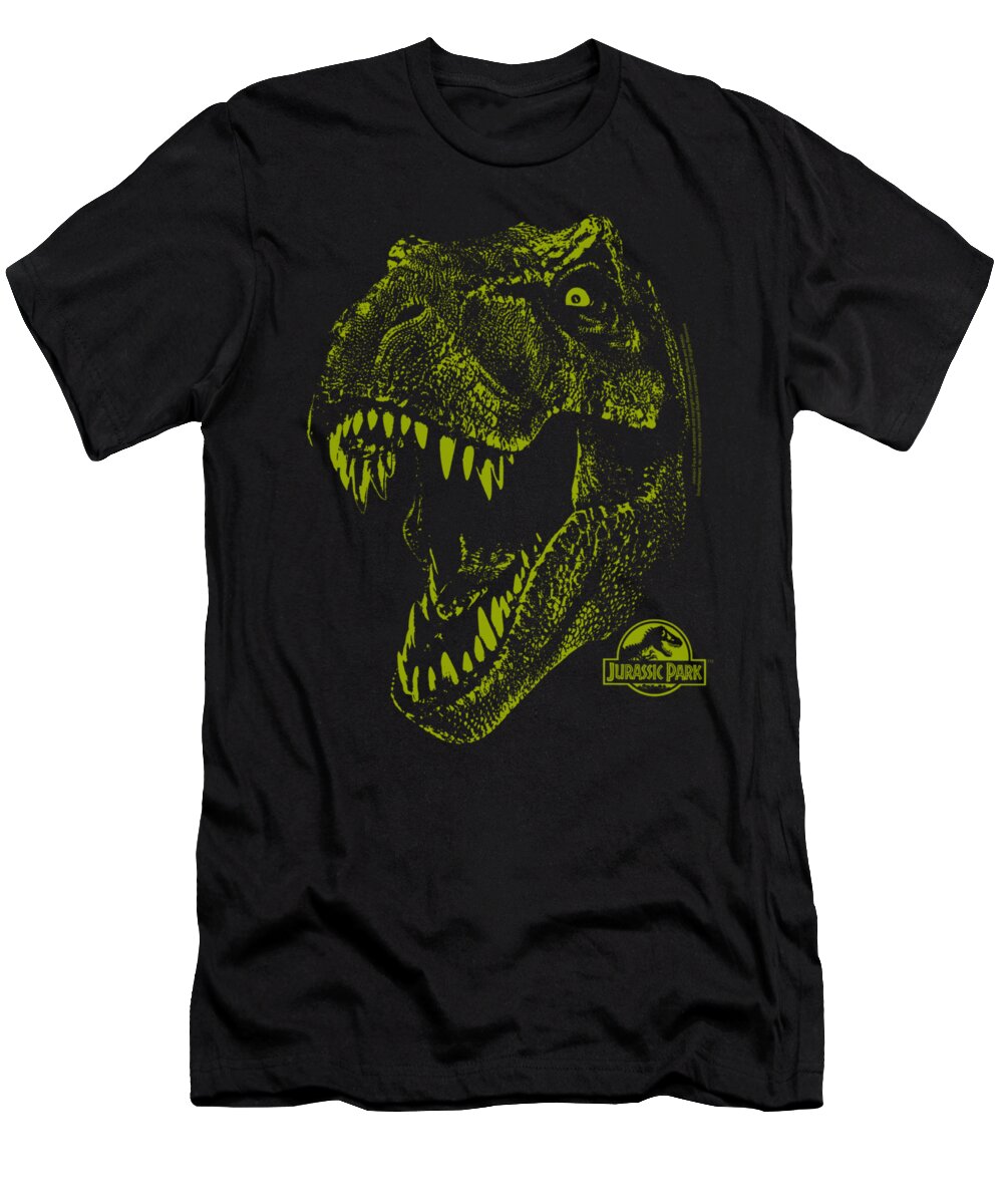 Jurassic Park T-Shirt featuring the digital art Jurassic Park - Rex Mount by Brand A
