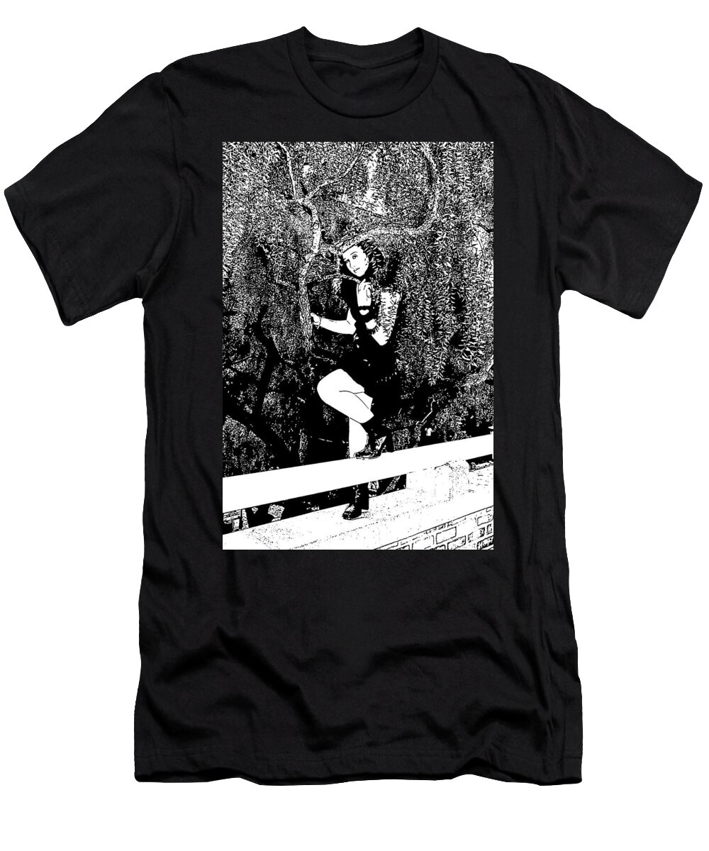 Woman T-Shirt featuring the photograph Just in Time by Nick David