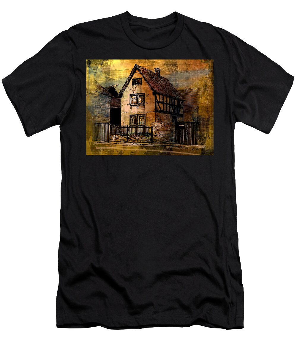 Germany T-Shirt featuring the painting Kirch Gons by Paul Sachtleben