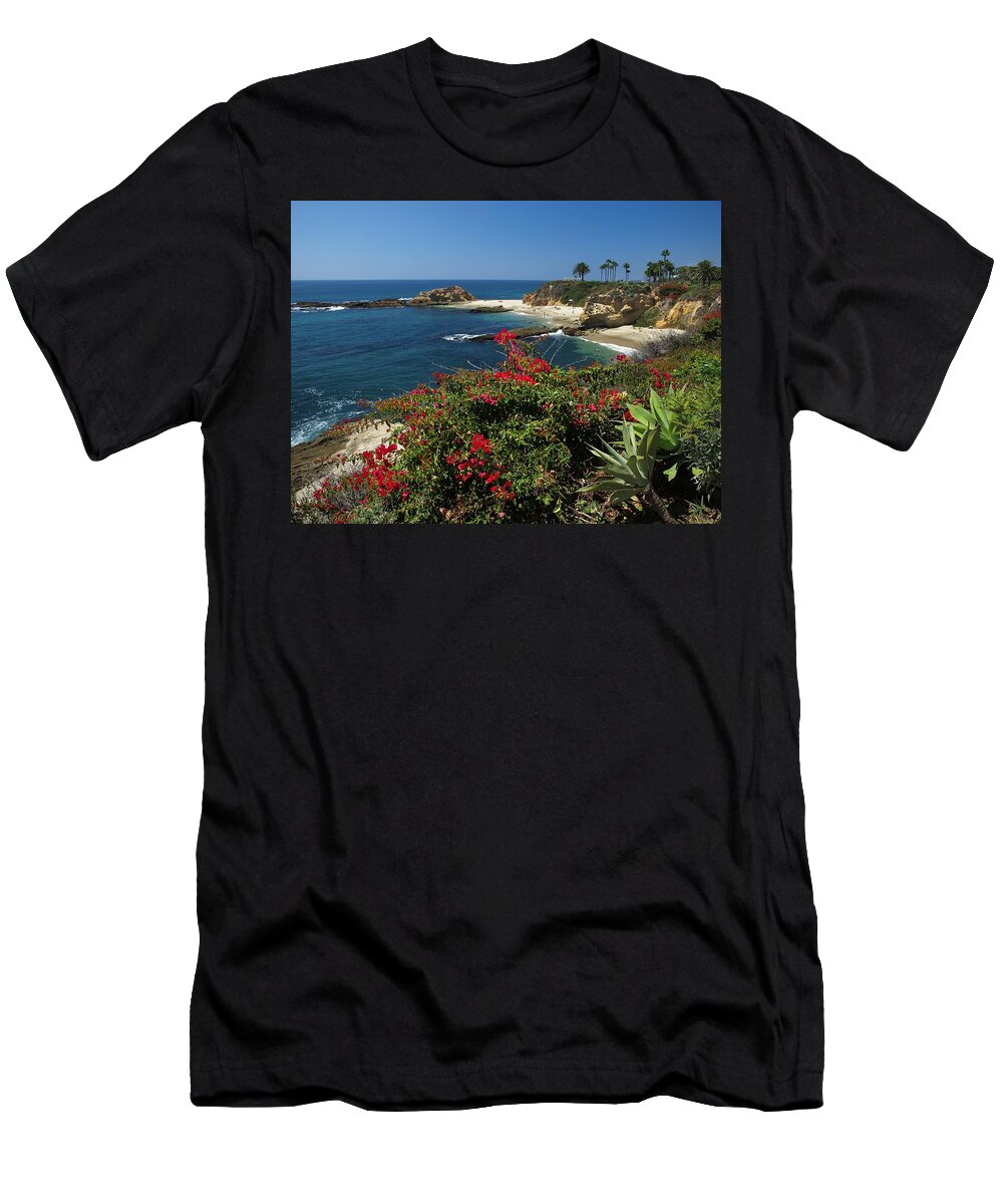 Beach T-Shirt featuring the photograph Laguna Beach by Steve Ondrus