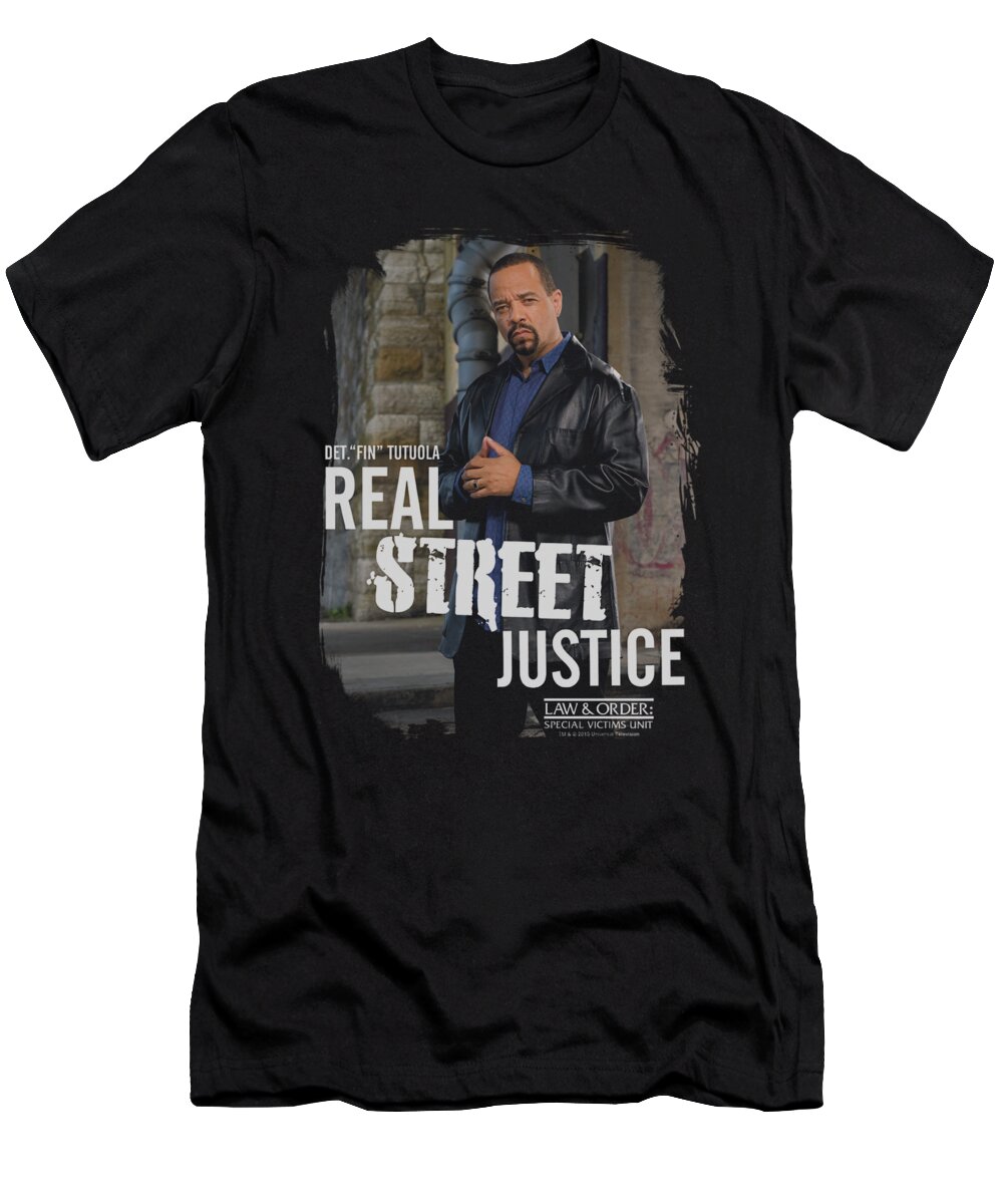 Law And Order T-Shirt featuring the digital art Lando:svu - Street Justice by Brand A
