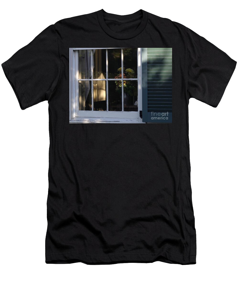 Window T-Shirt featuring the photograph Late Day Sun Bouquet by Living Color Photography Lorraine Lynch