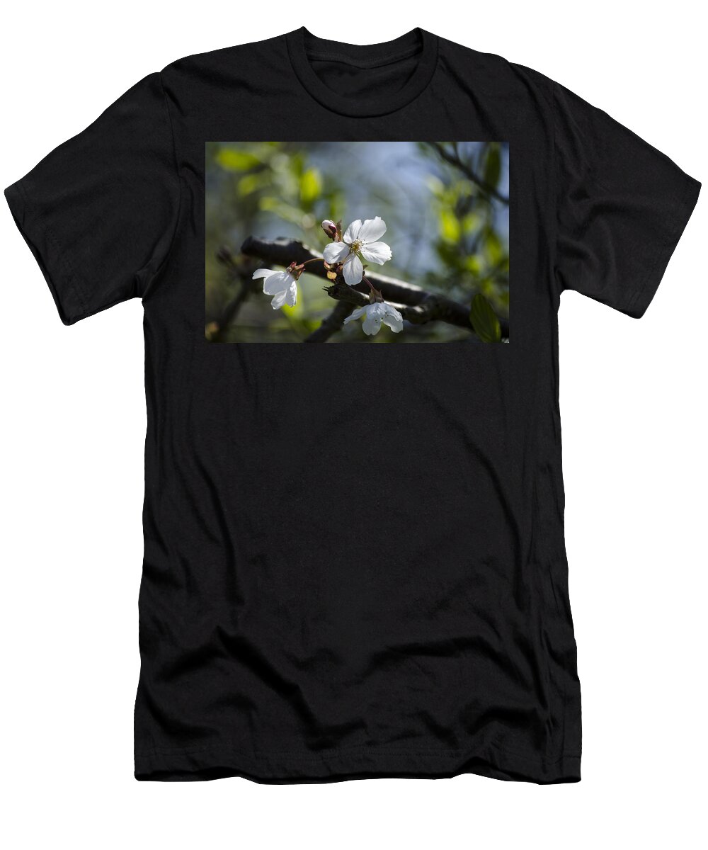 Green T-Shirt featuring the photograph Late Spring Blossom by Spikey Mouse Photography