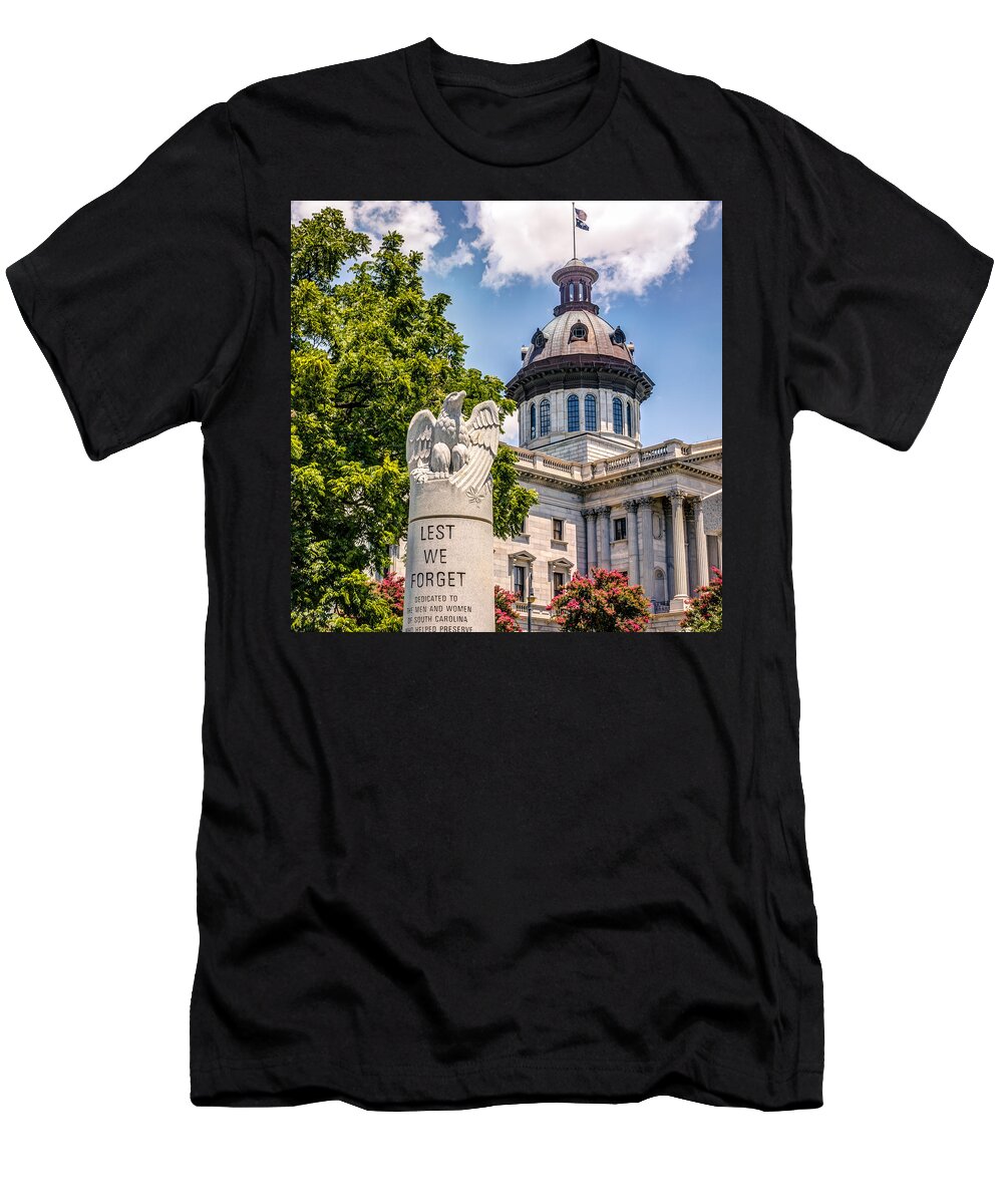 Police T-Shirt featuring the photograph Law Enforcement Memorial by Traveler's Pics
