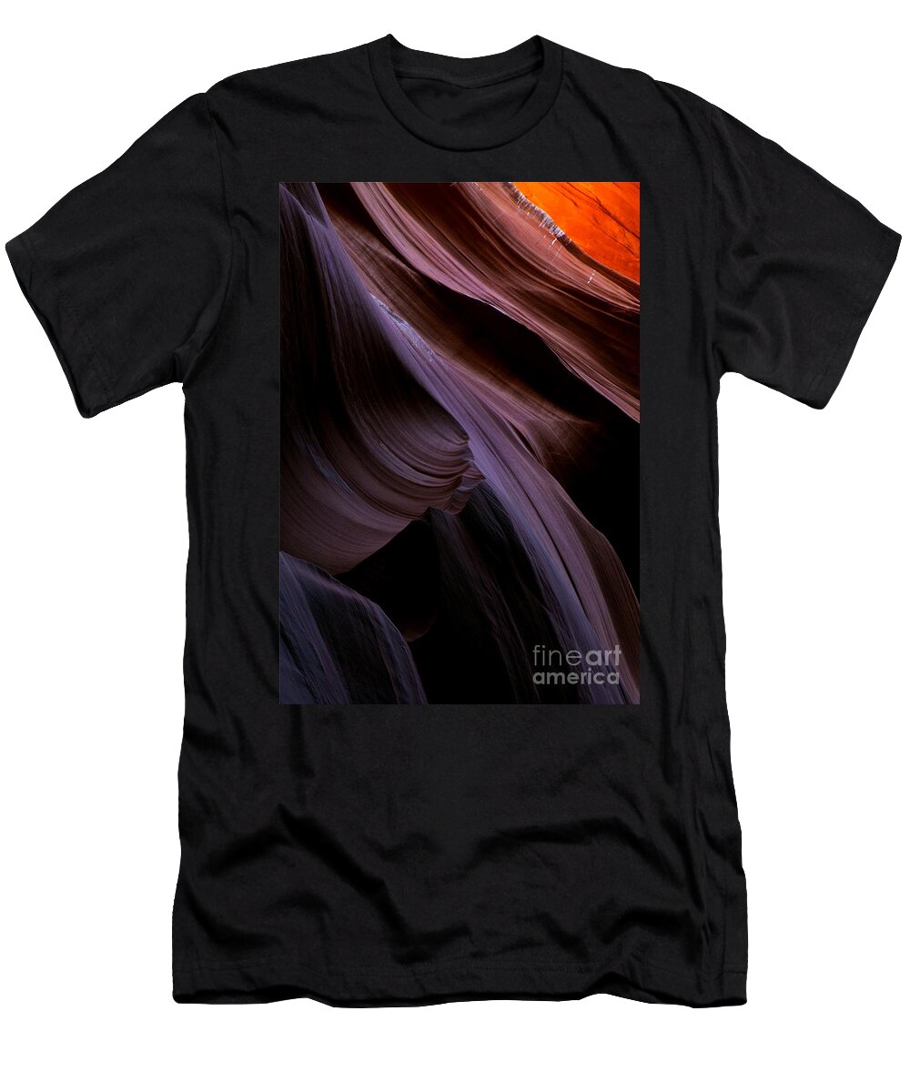 Antelope Canyon T-Shirt featuring the photograph Layers of the Desert by Michael Dawson