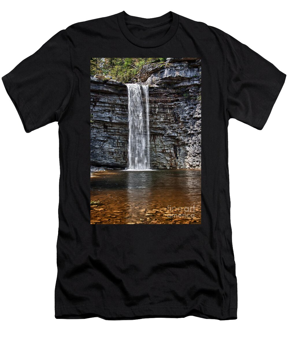 Awosting Falls T-Shirt featuring the photograph Let it flow by Rick Kuperberg Sr